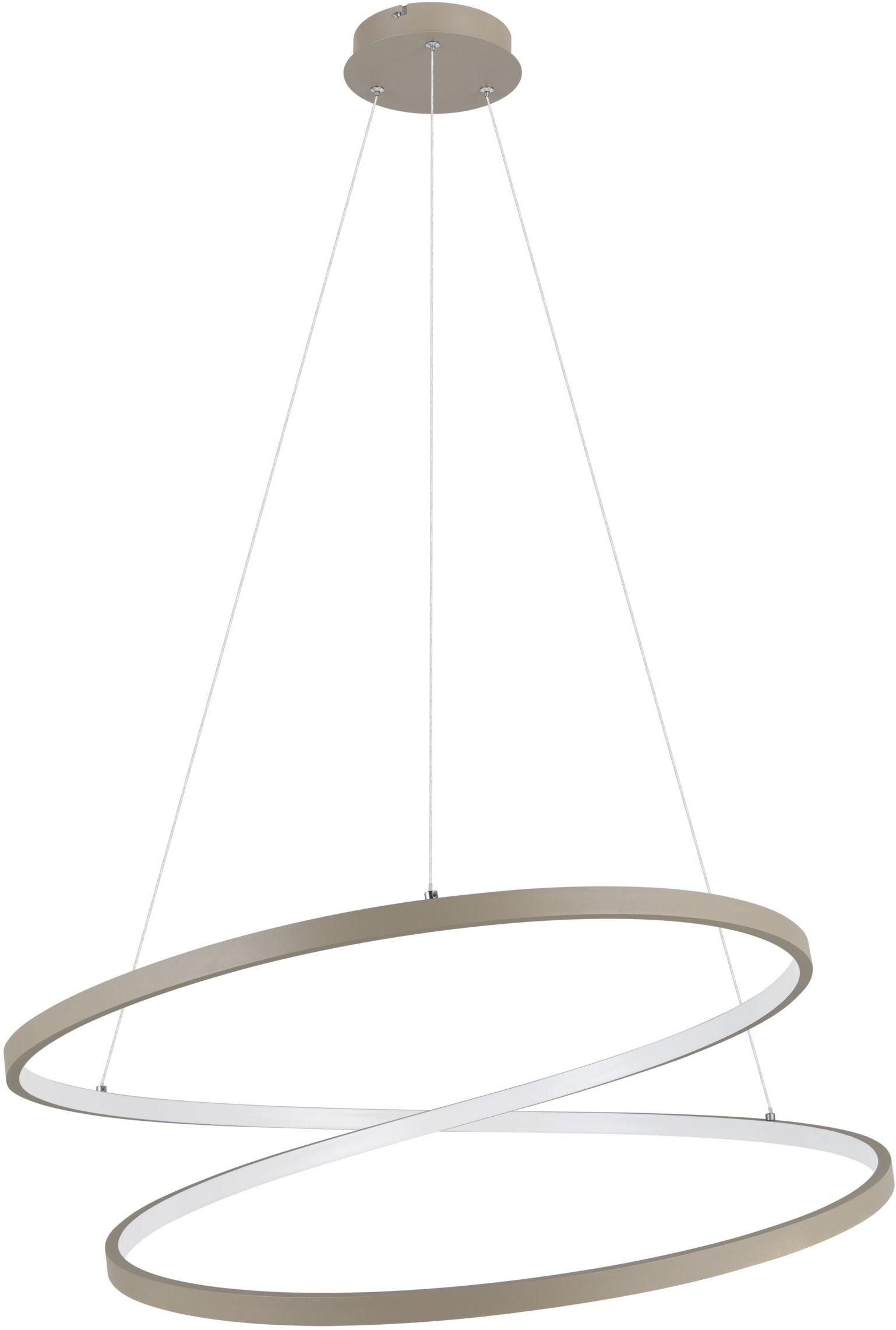 EGLO Hängeleuchte »RUOTALE Pendellampe - Alu, Stahl - LED - 42W - IP20« LED günstig online kaufen