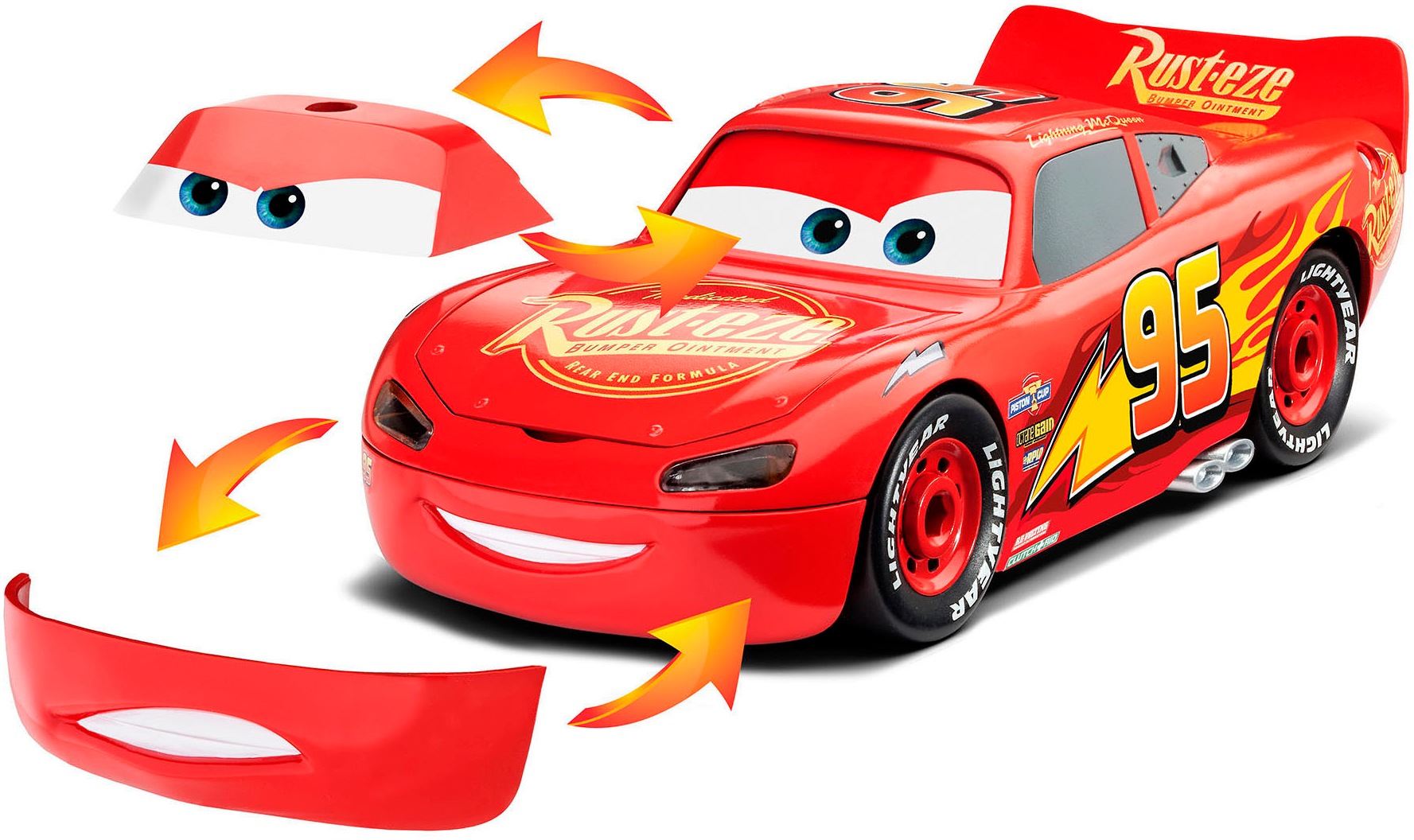 Revell® Modellbausatz »Build&Play, Lightning McQueen Disney Pixar CARS« mit Licht & Sound