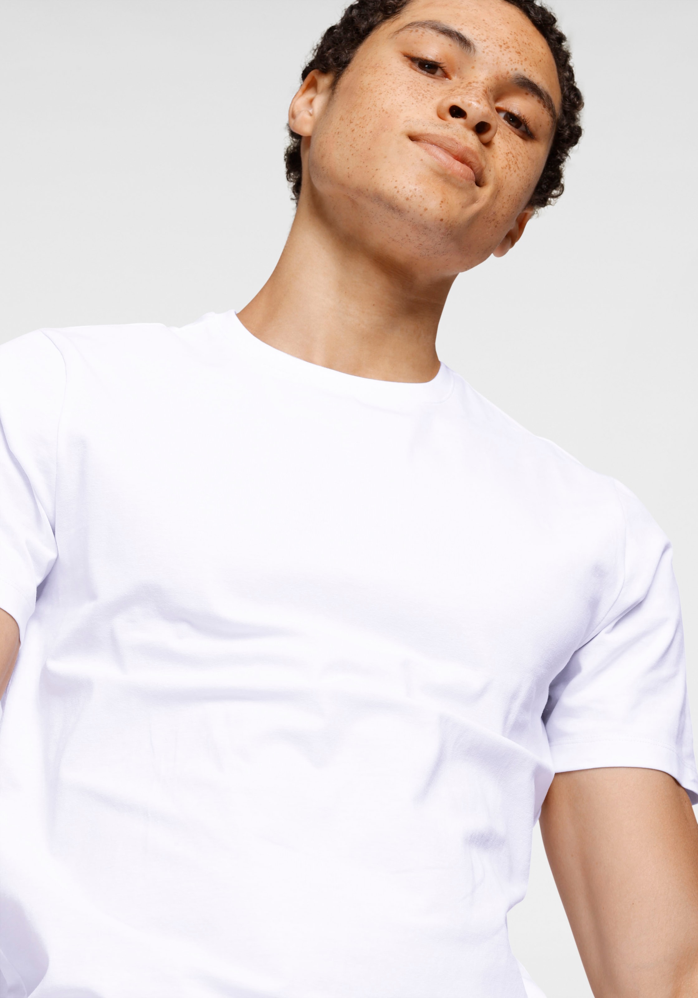 ONLY & SONS T-Shirt »ONSBASIC SLIM O-NECK 2-PACK NOOS« Packung, 2 Stk.