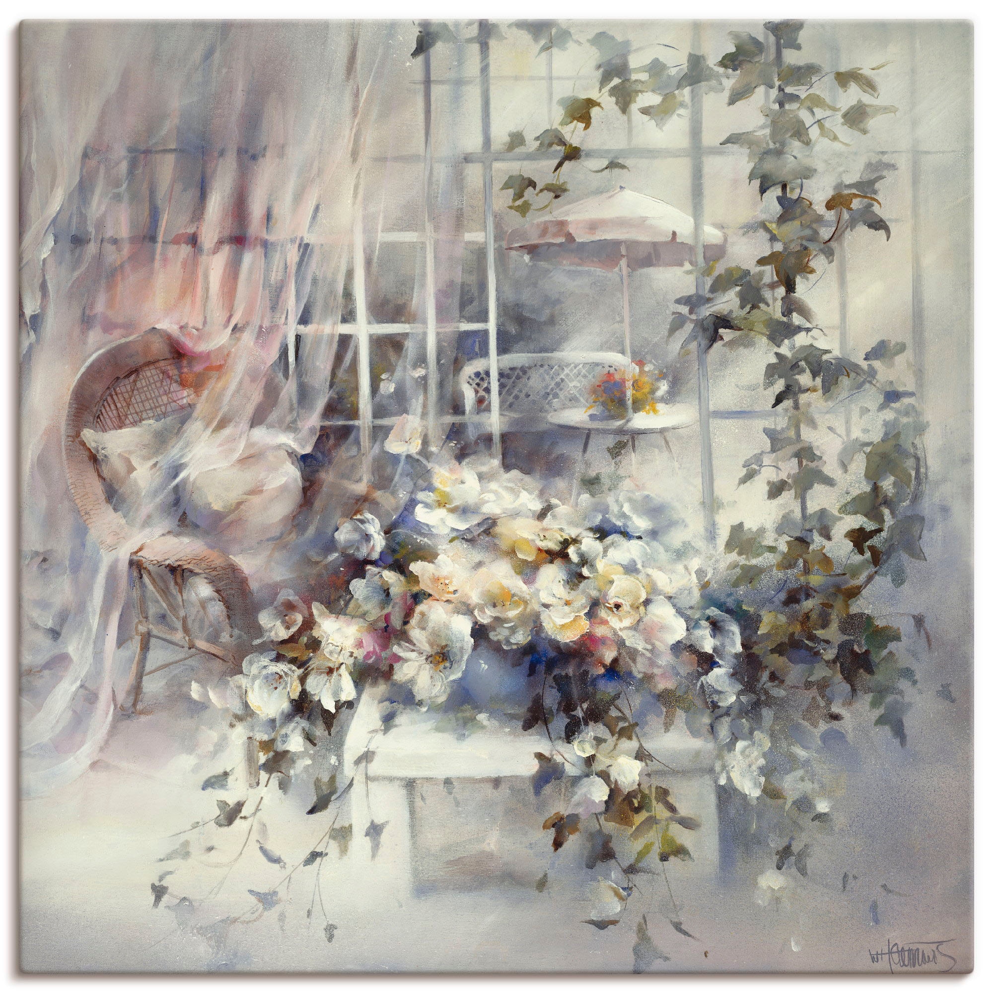 Artland Wandbild "Bezaubernde Moment" Blumen 1 tlg. als Leinwandbild, Poste günstig online kaufen