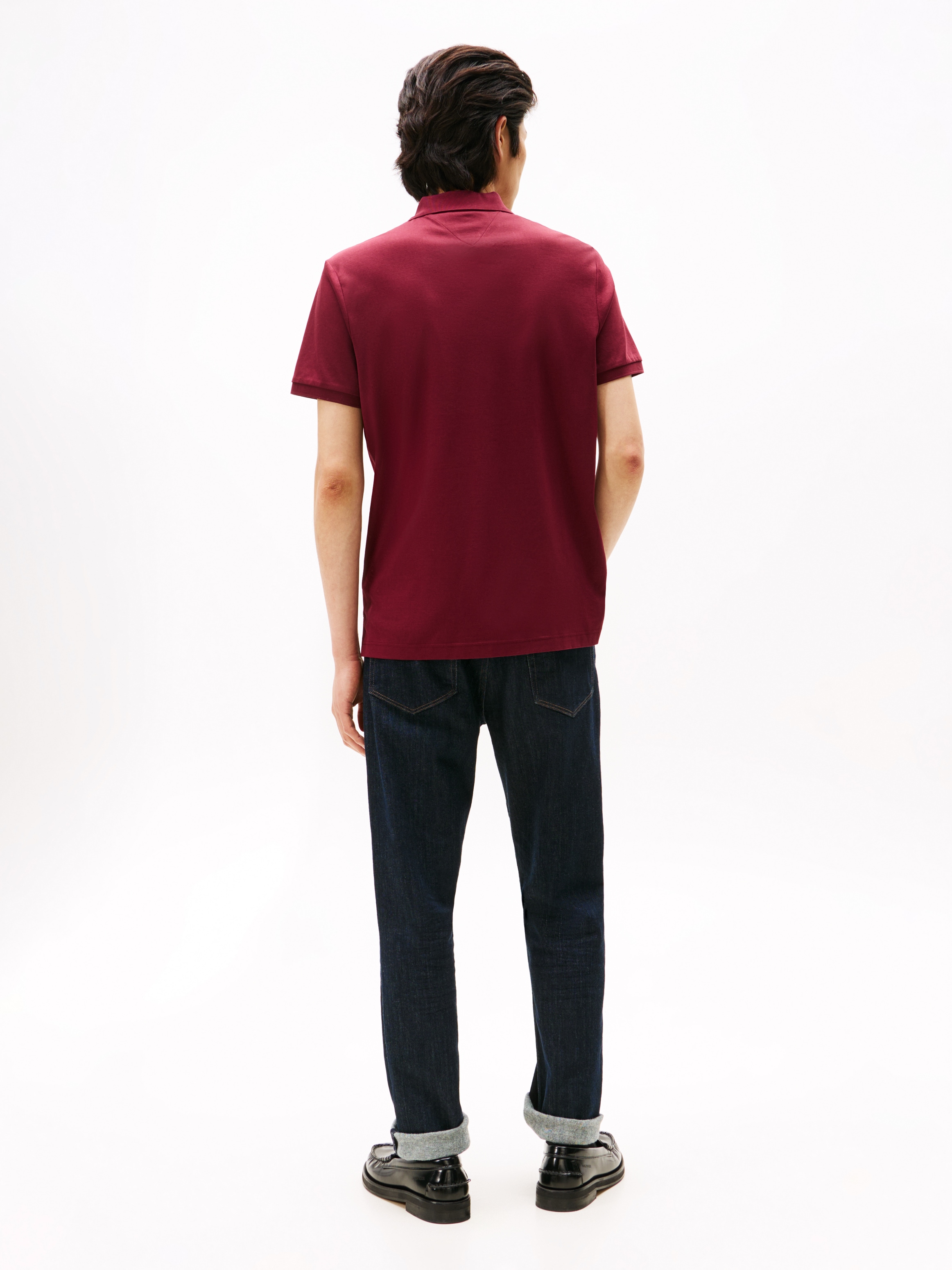 Tommy Hilfiger Poloshirt »LIQUID COTTON REGULAR SEASONAL« mit Logostickerei