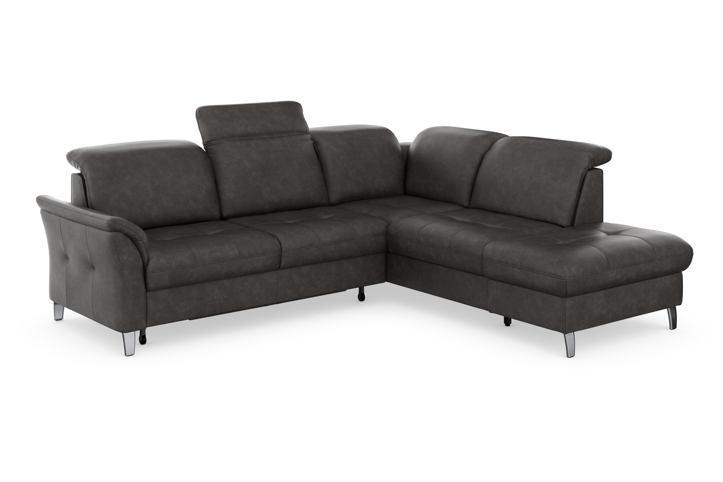 sit&more Ecksofa »Maggiore L-Form«, wahlweise mit Kopfteilverstellung, Bettfunktion und Stauraum