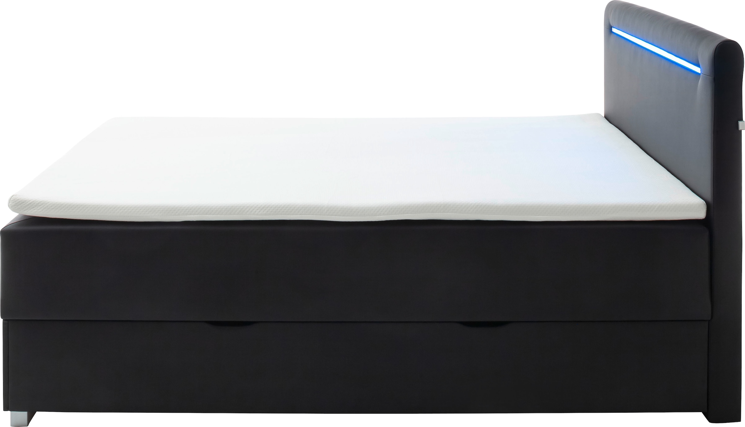 meise.möbel Boxspringbett »Las Vegas 2«, inkl. LED Beleuchtung im Kopfteil, mit Bettkasten und Topper
