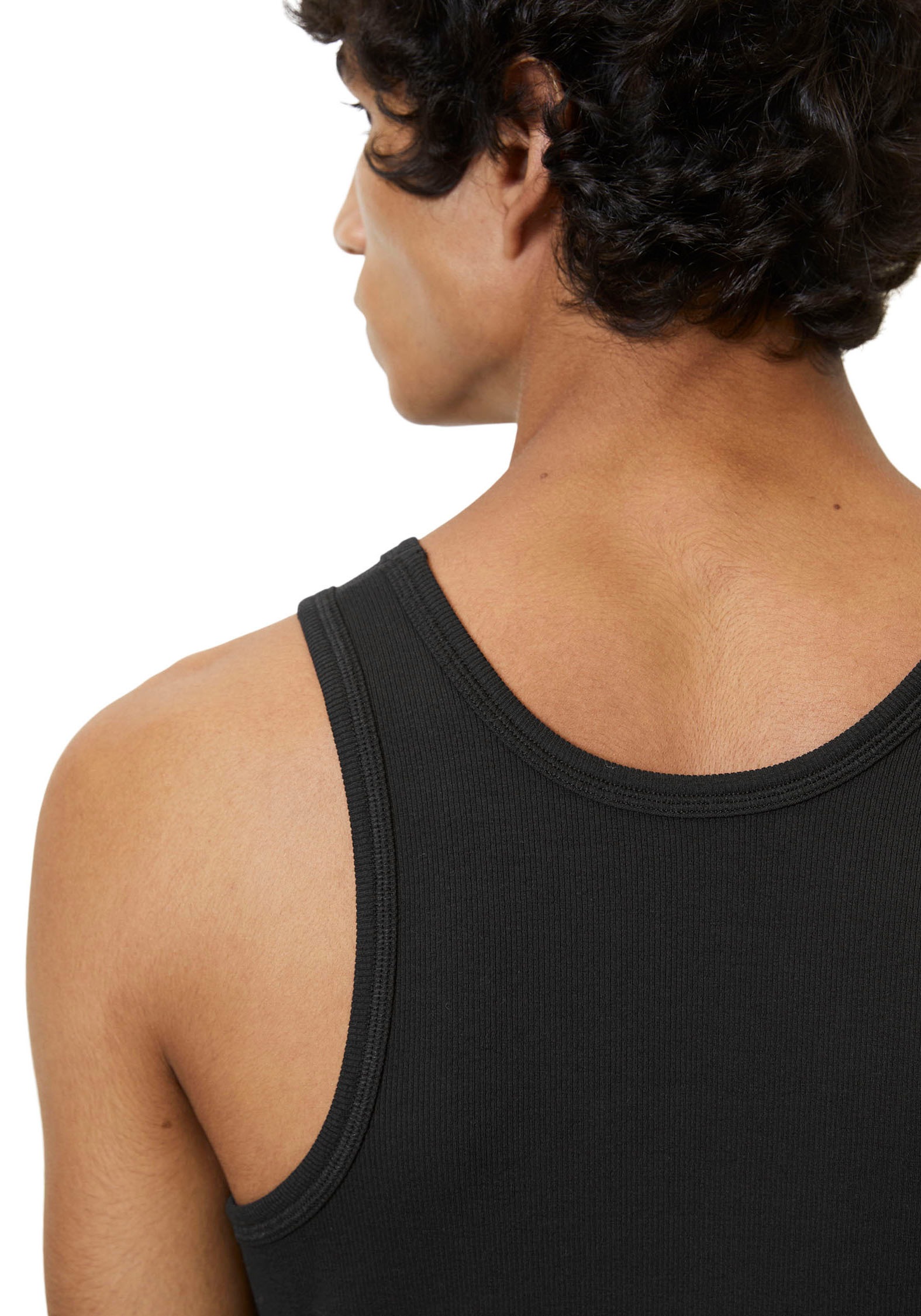 Marc O'Polo Muscleshirt »Iconic Rib«, (2er Pack), mit körpernahem Schnitt