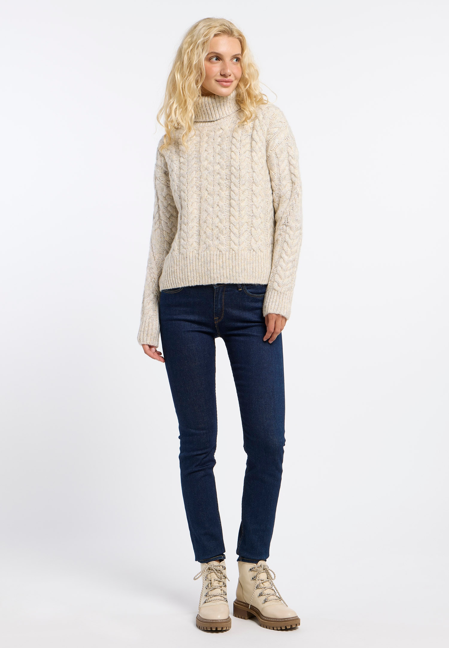 Ragwear Rollkragenpullover »JANNA SHORT«