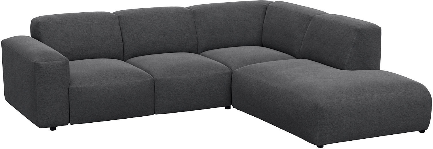 FLEXLUX Ecksofa »Lucera, super Sitzkomfort durch Kaltschaum im Sitz, L-Form«, modern & anschmiegsam, Designsofa, modernes skandinavisches Design