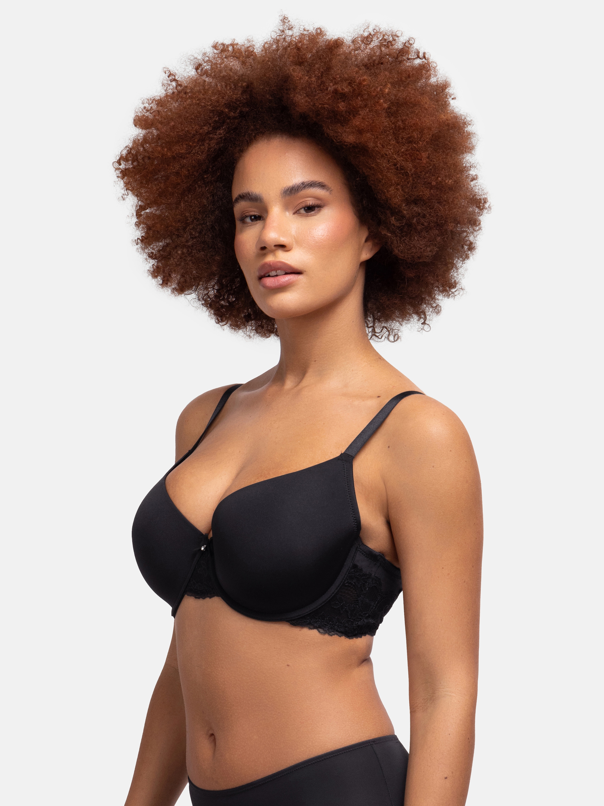 Dorina Bügel-BH »ADELE« mit Spitzendetails, weich, Basic