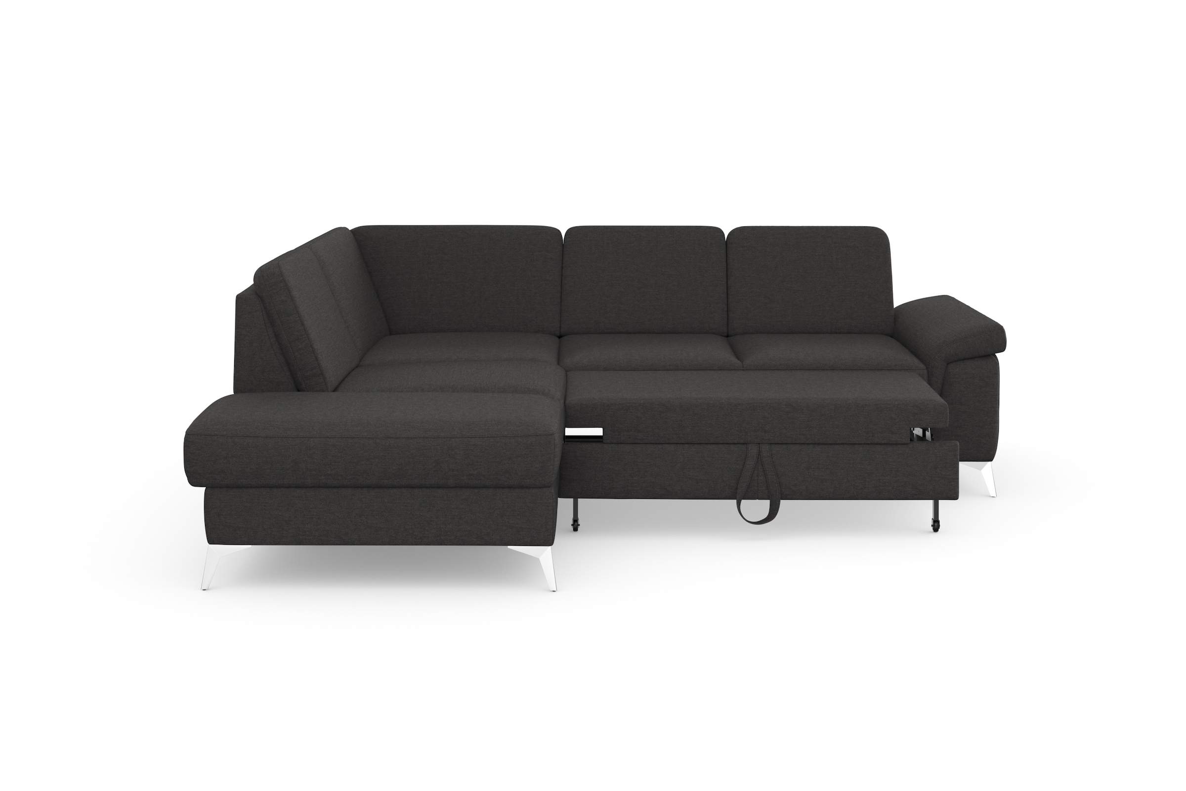 sit&more Ecksofa »Padua L-Form«, inklusive Sitztiefenverstellung, Armteilfunktion und Federkern