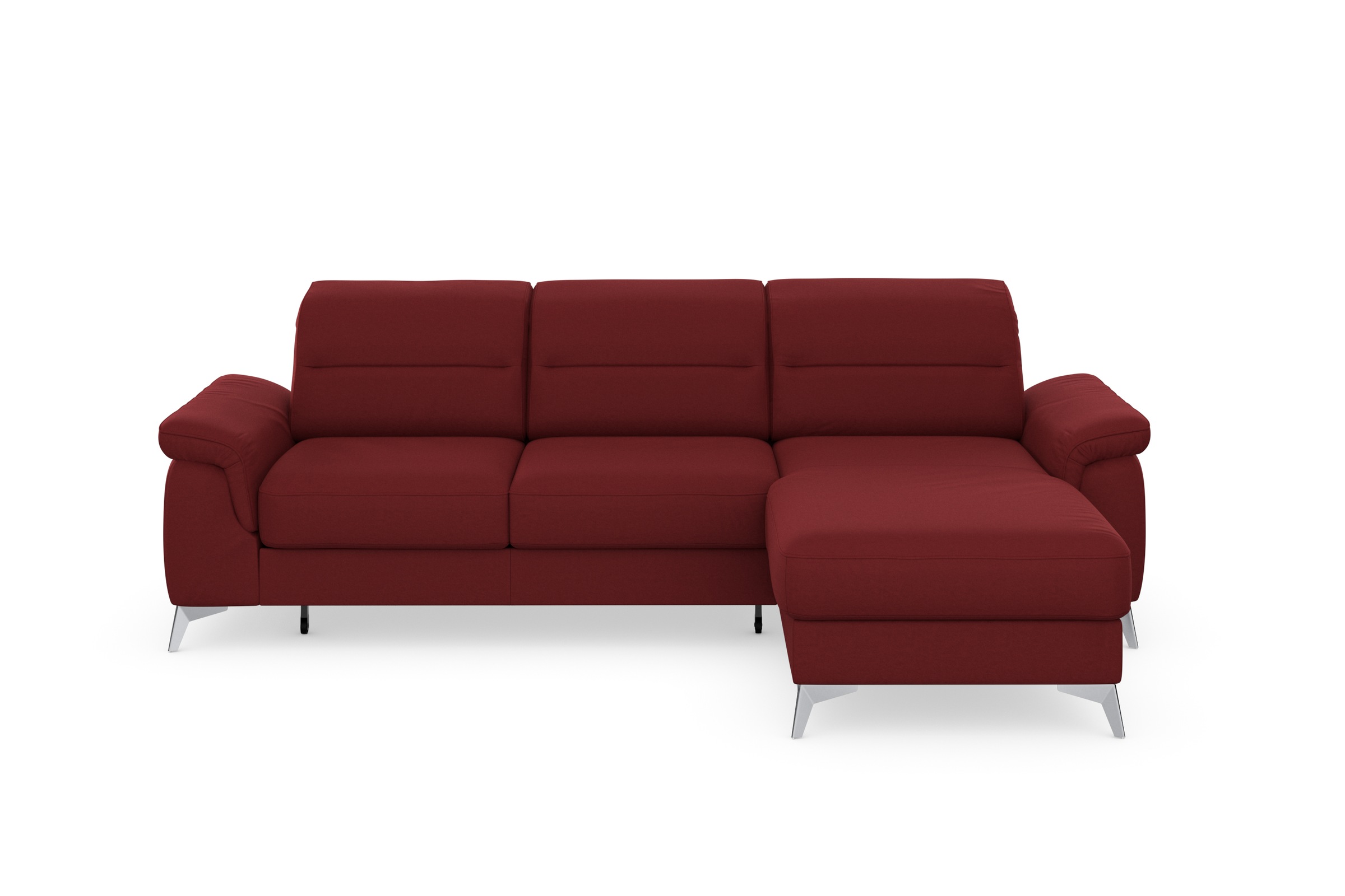 sit&more Ecksofa »Sinatra L-Form«, mit Recamiere, optinal mit Kopfteilverstellung und Armteilfunktion