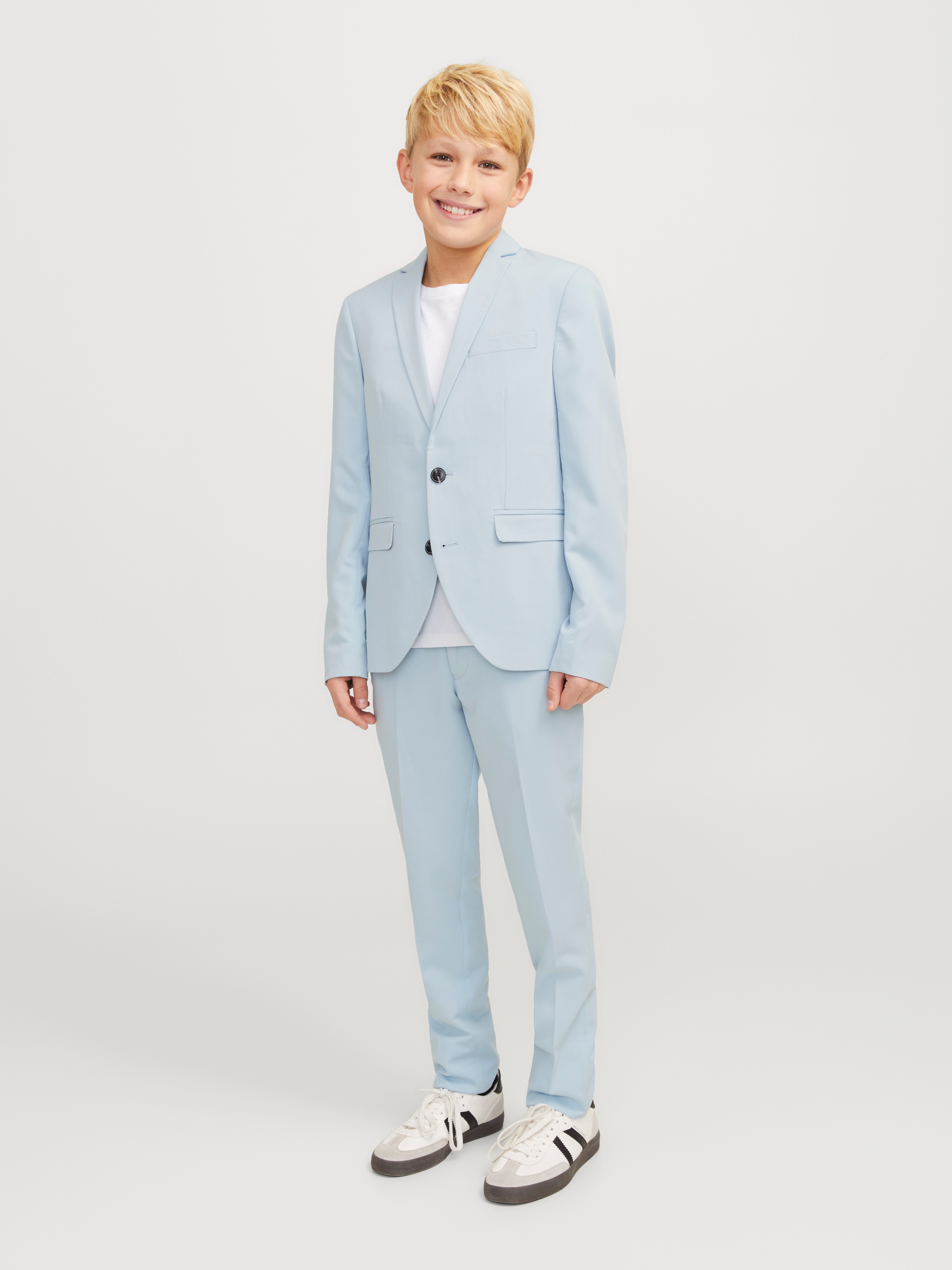Jack & Jones Junior Anzughose »JPRSOLAR elastisch, pflegeleicht, komfortabel«  unifarben, modisch, slim fit, Web