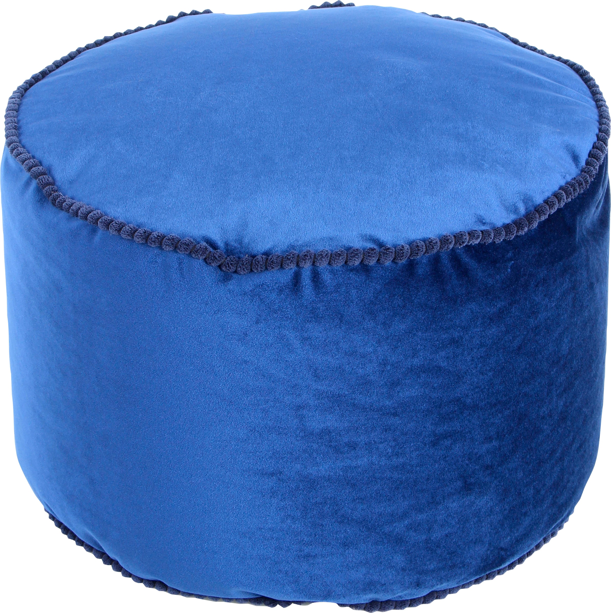 Kayoom Stauraumhocker »Pouf Taj Mahal 125«, samtweich, farbig, modern, orientalisches Design