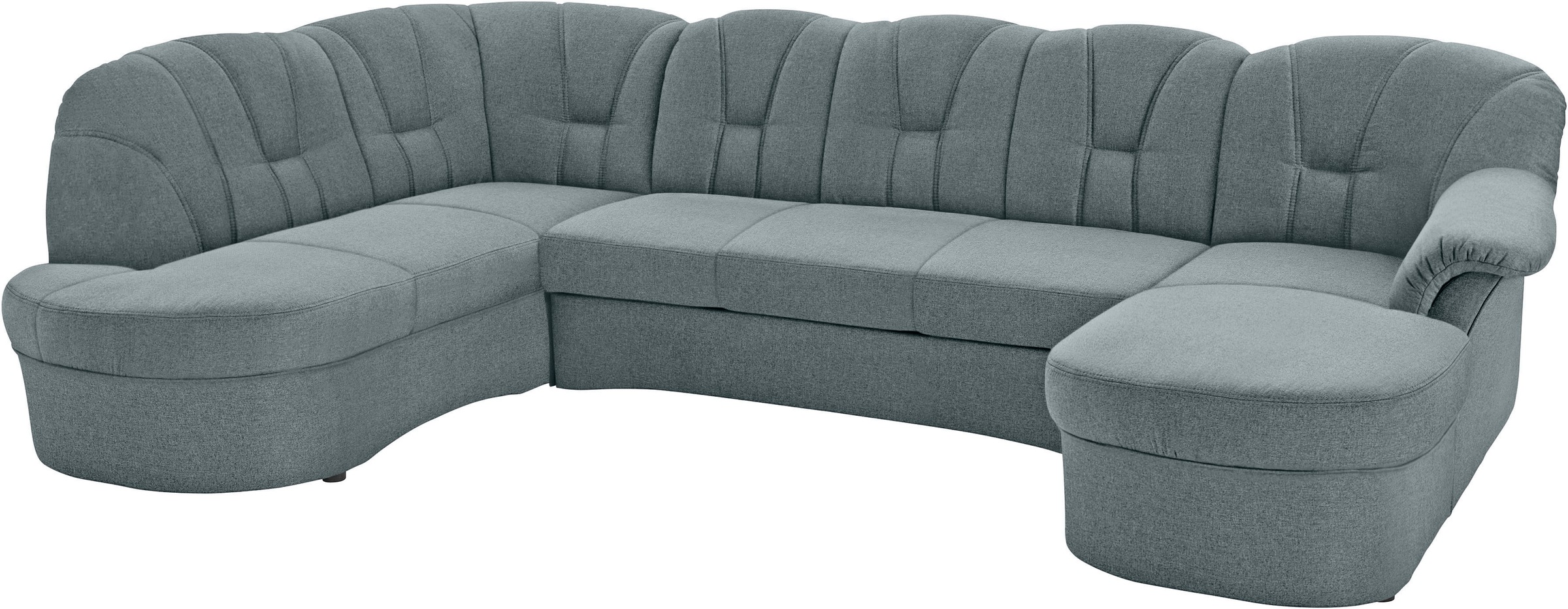 DOMO collection Wohnlandschaft »Papenburg U-Form«, in großer Farbvielfalt, wahlweise Bettfunktion, frei im Raum stellbar