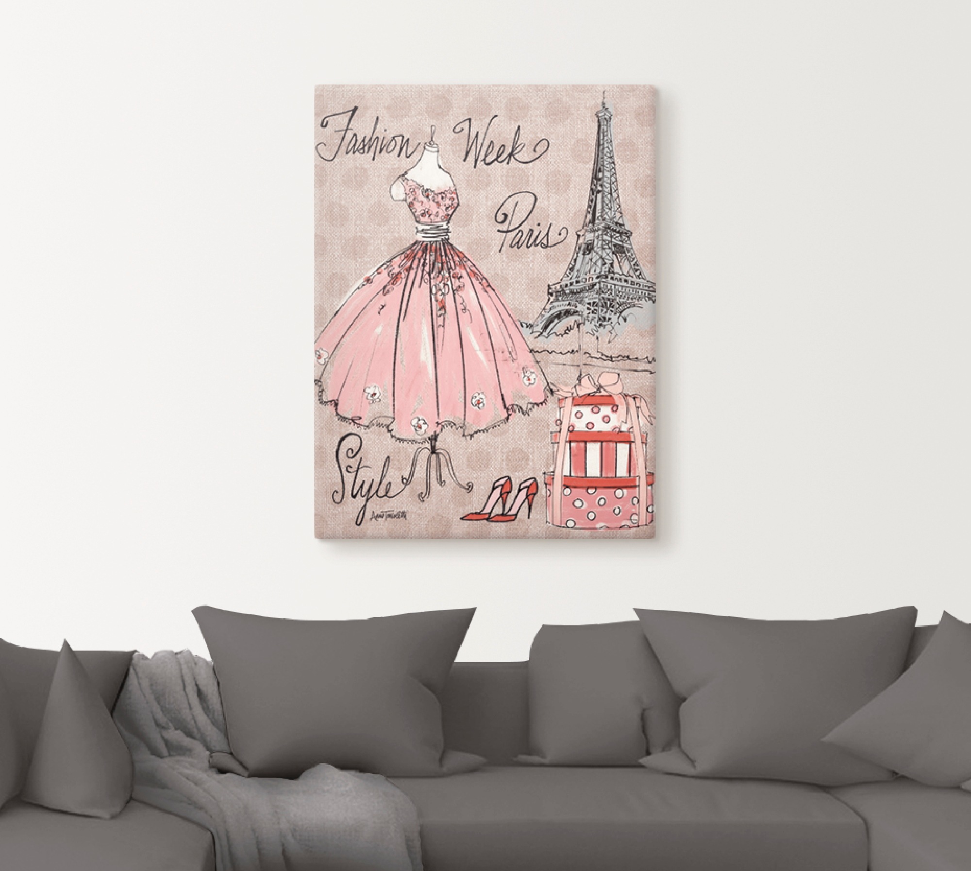 Artland Wandbild »Fashion Week III«, Mode, (1 St.), als Leinwandbild, Poster, Wandaufkleber in verschied. Größen