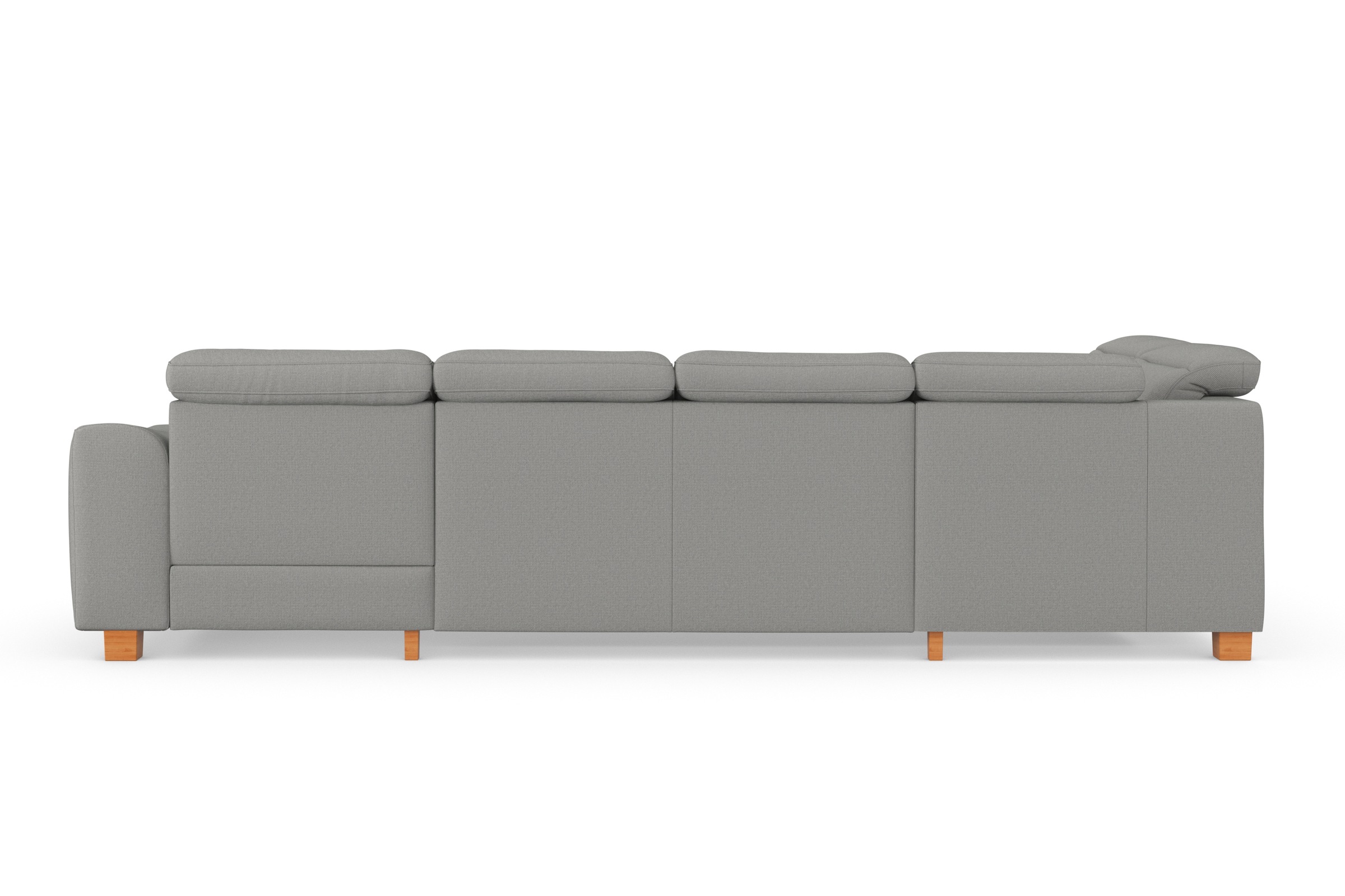 sit&more Wohnlandschaft »Dundee U-Form«, mit Federkern und Massivholzfüßen, wahlweise mit Kopfteilverstellung