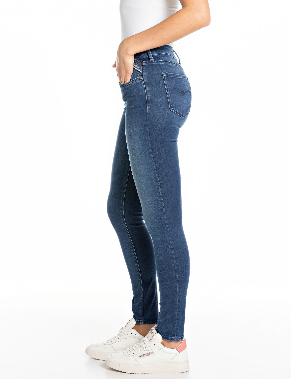 Replay 5-Pocket-Jeans »NEW LUZ Skinny Fit«, in Ankle-Länge