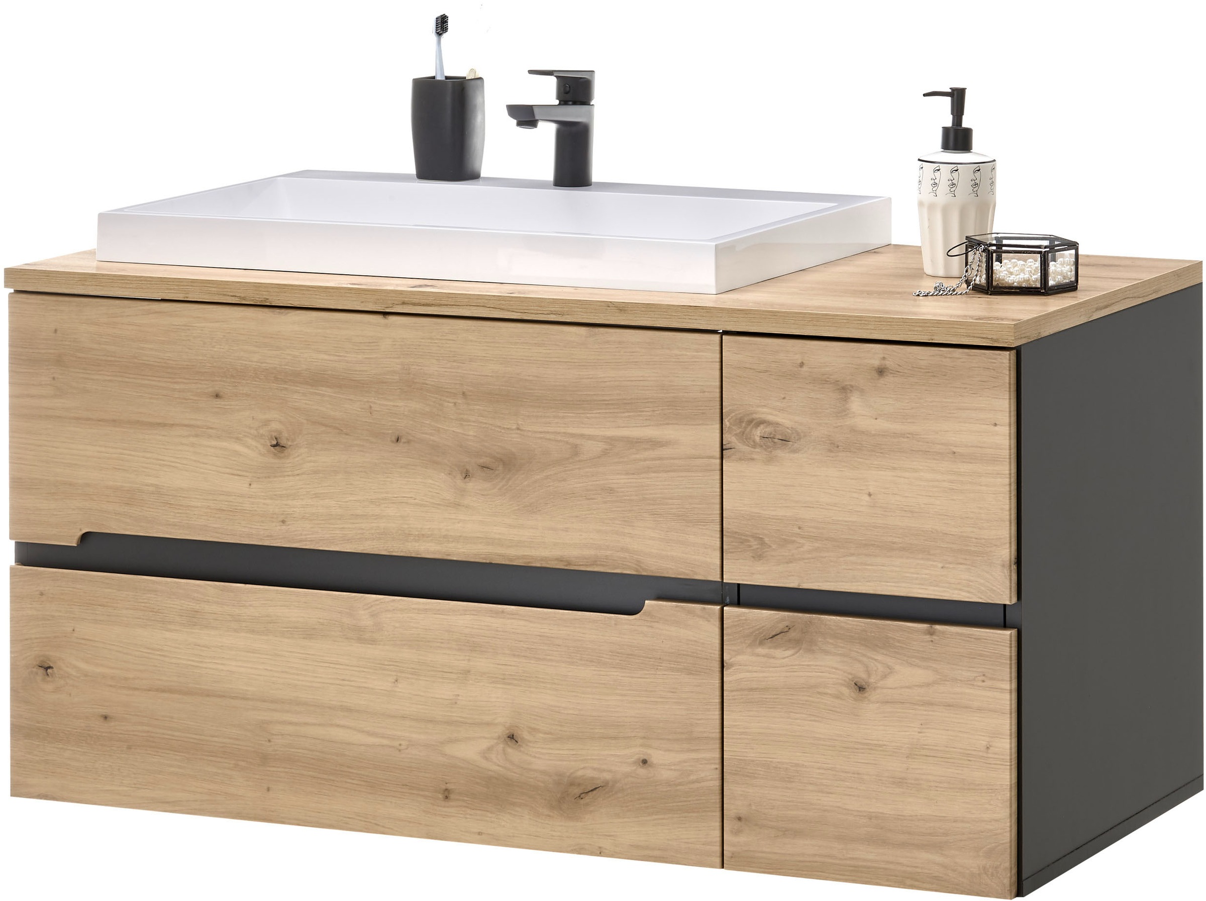 BASIC by Balculina Waschtisch »Memphis, Waschtisch BxHxT 110 x 54 x 53«, Br günstig online kaufen