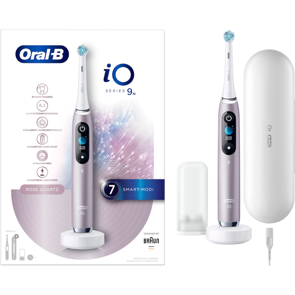 Oral-B Elektrische Zahnbürste »iO 9«, 1 St. Aufsteckbürsten