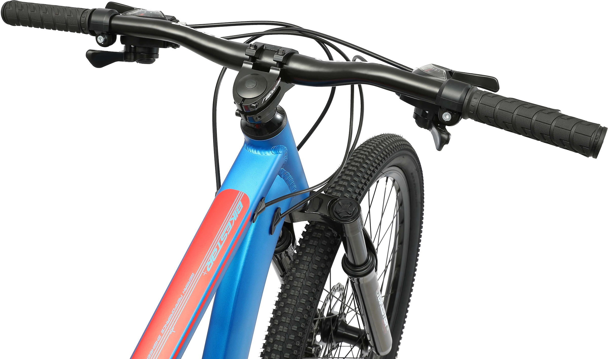 Bikestar Mountainbike, 21 Gang, Shimano, RD-TY300 Schaltwerk, Kettenschaltung, für Damen und Herren, Kettenschaltung