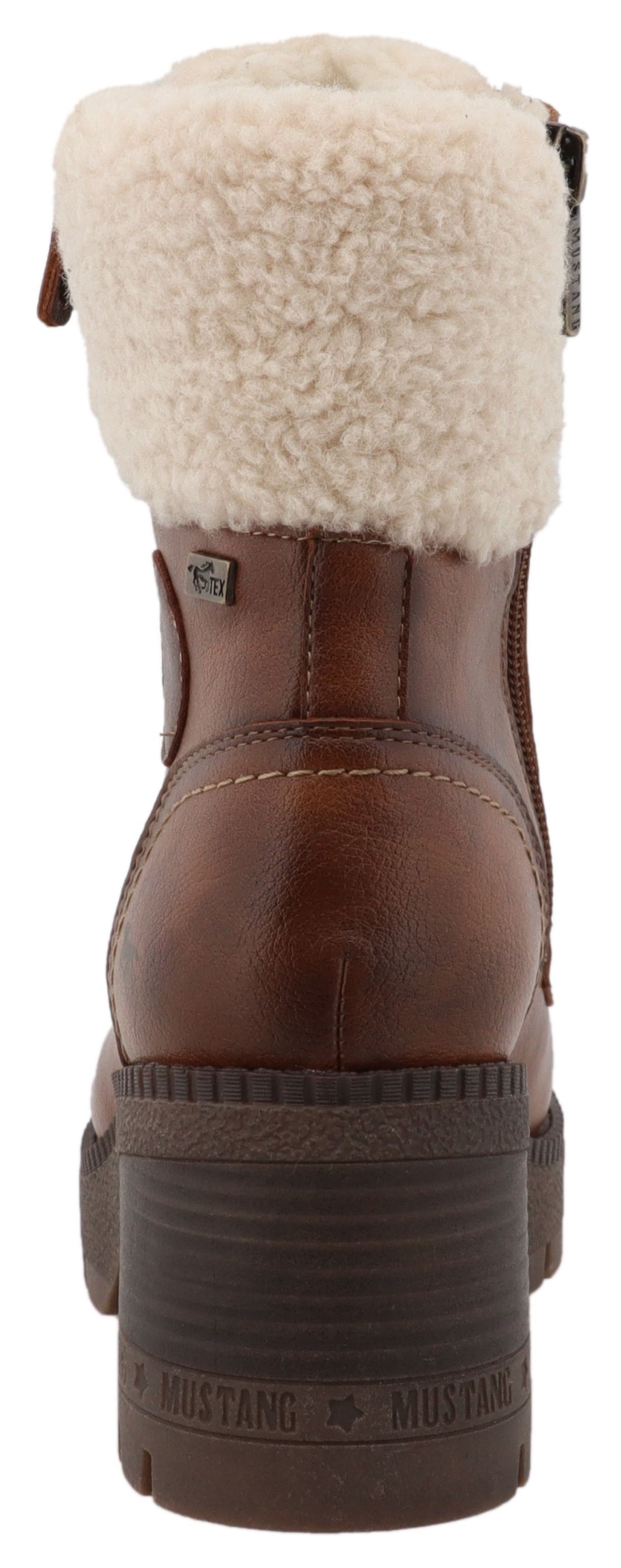 Mustang Shoes Winterstiefelette »Caro«  Winterboots mit Blockabsatz