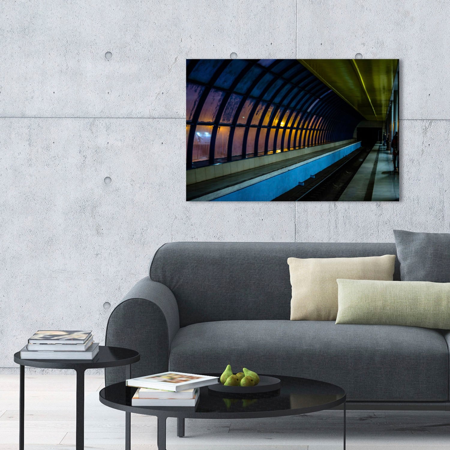 queence Acrylglasbild "Bahngleis" günstig online kaufen