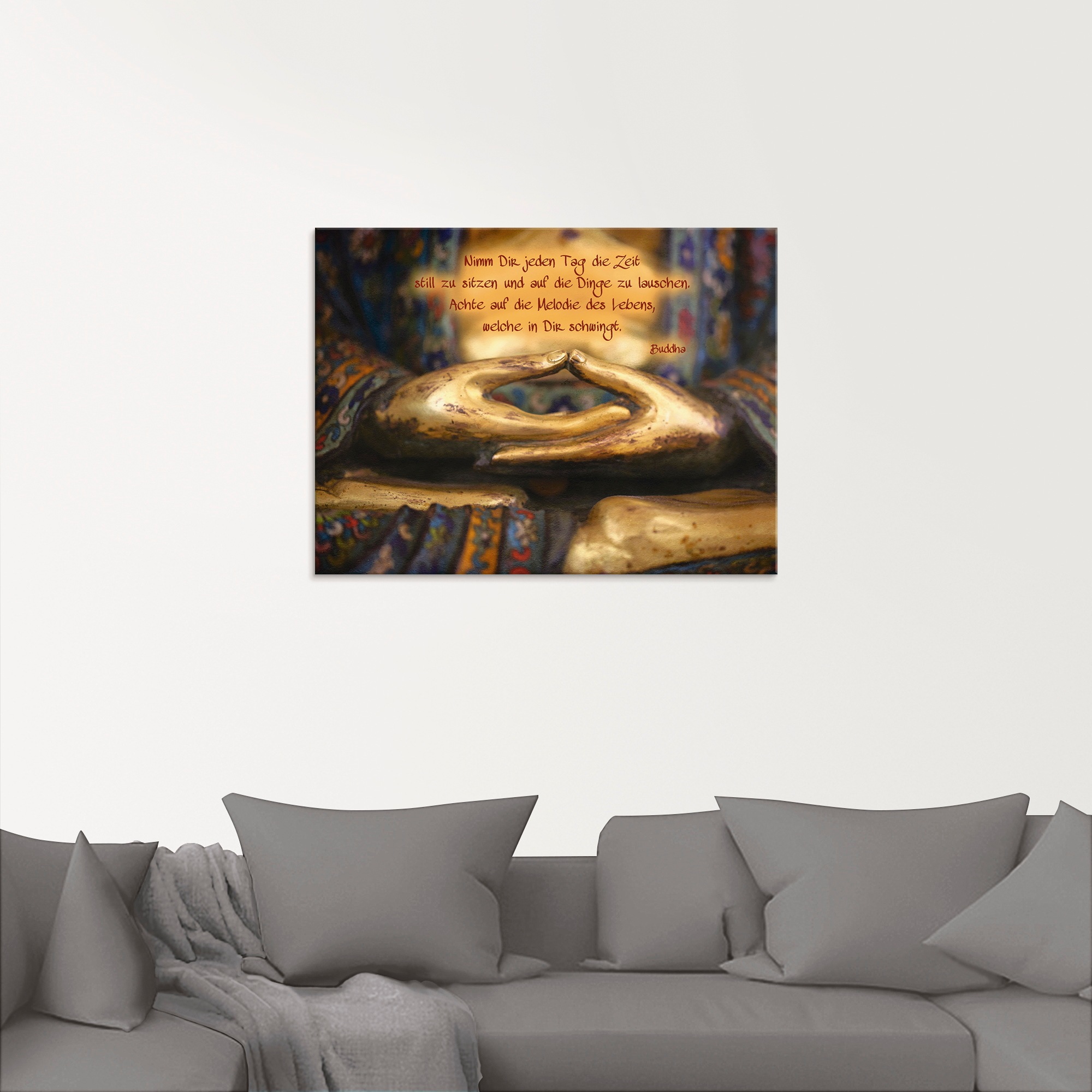 Artland Glasbild »Weisheit«, Religion, (1 St.), in verschiedenen Größen günstig online kaufen