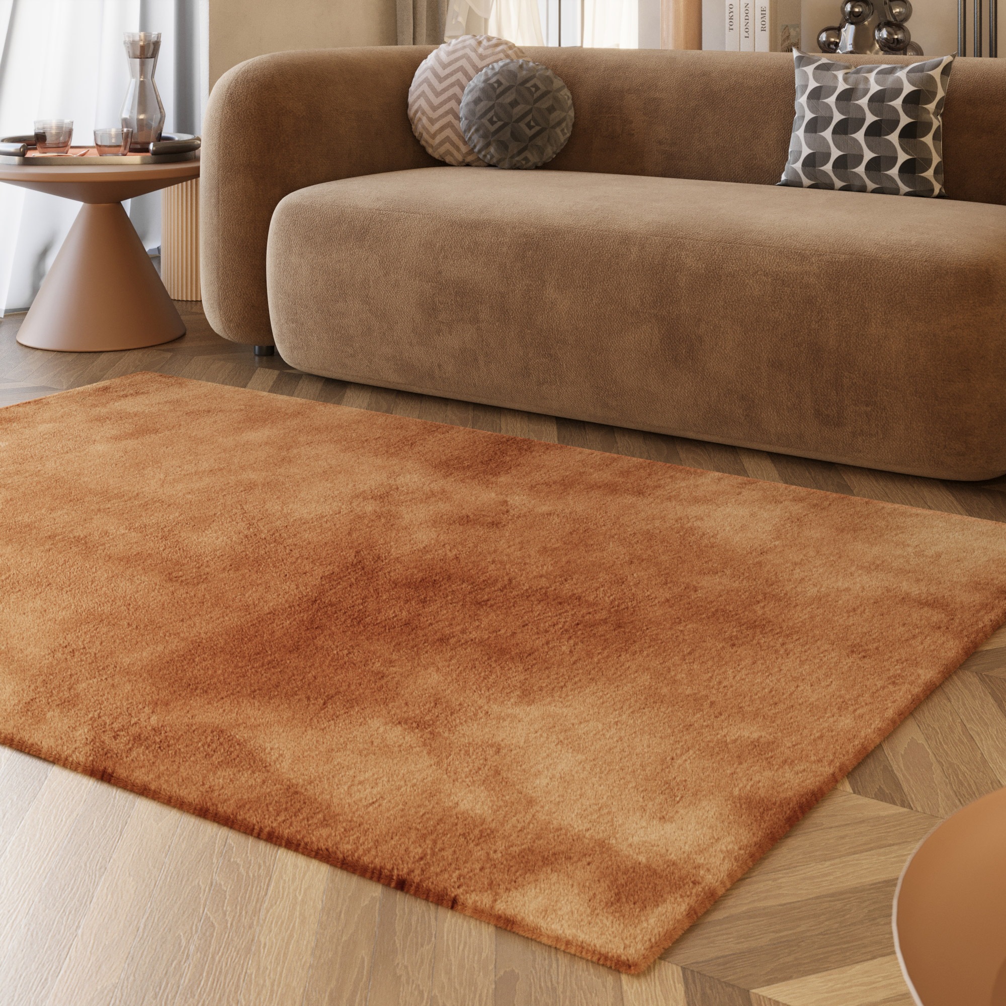 Esprit Hochflor-Teppich »Alice ESP-4377, Kunstfell«, rechteckig, 25 mm Höhe günstig online kaufen