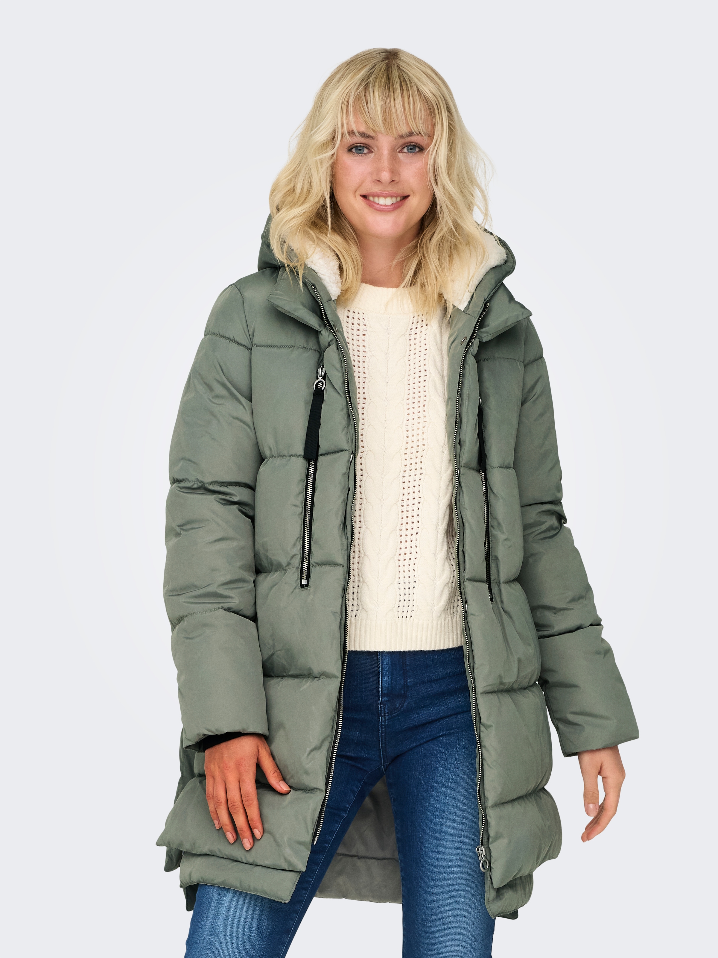 ONLY Steppmantel »ONLNEWNORA LONG PUFFER COAT LIFE CC OTW«
