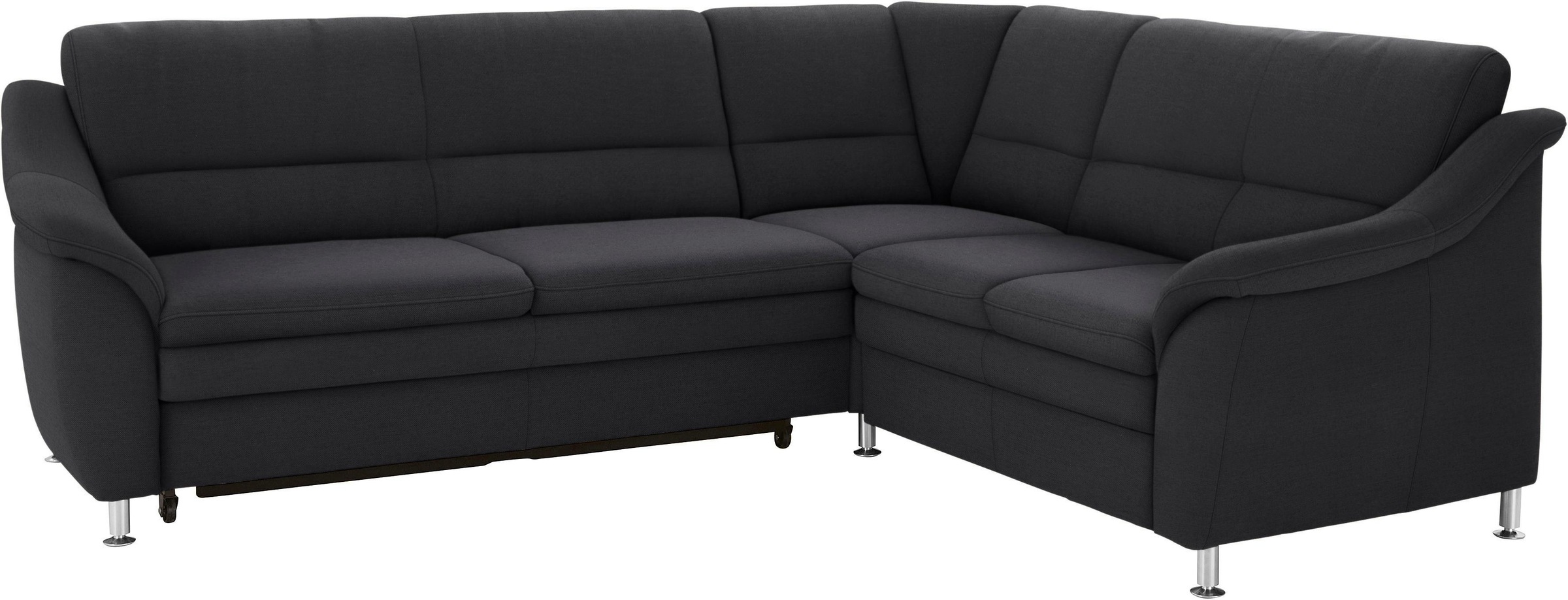 sit&more Ecksofa »Cardoso L-Form«, mit Federkern, wahlweise mit Bettfunktion und Schubkasten