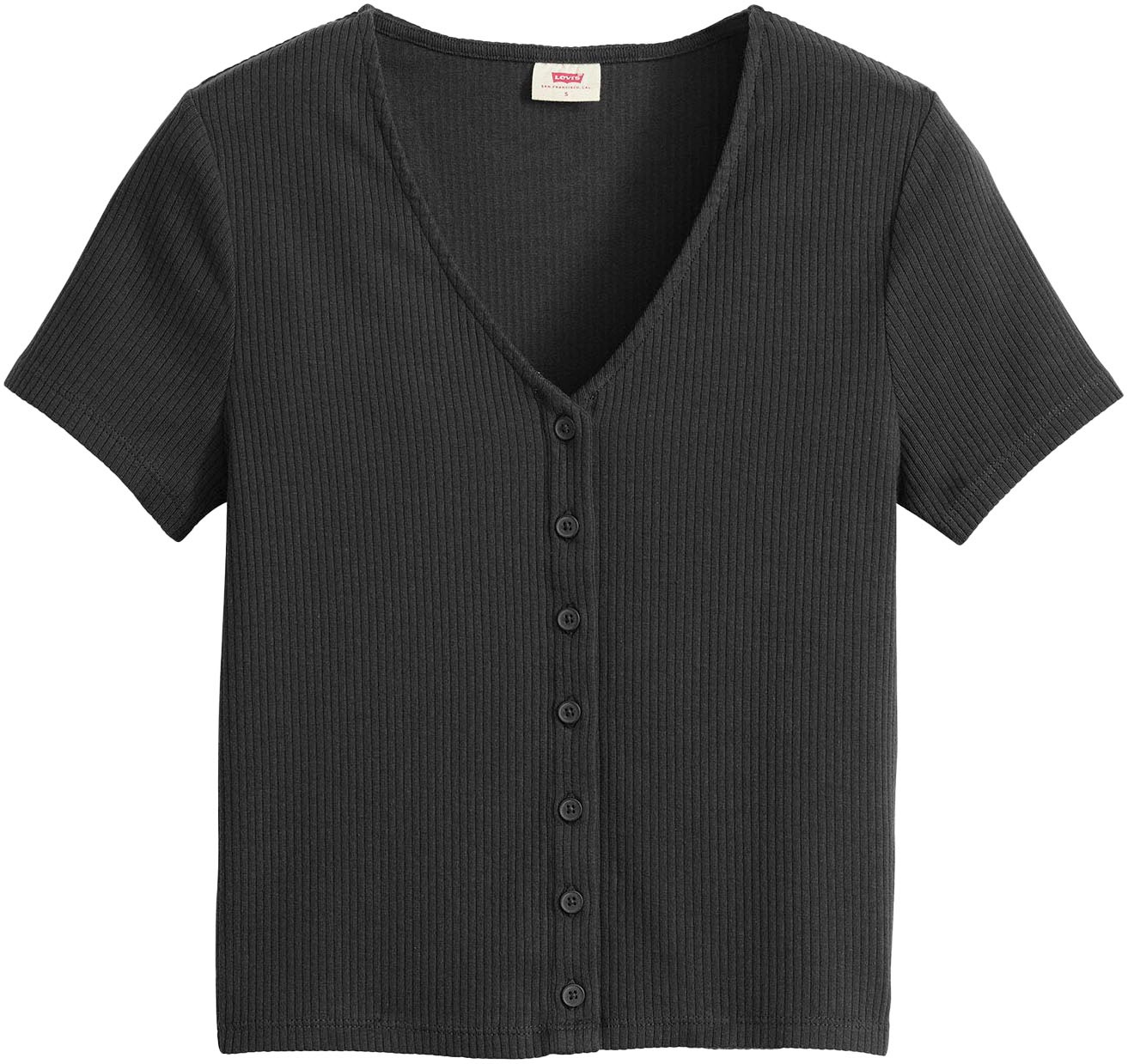 Levi's® V-Shirt, mit Knopfleiste