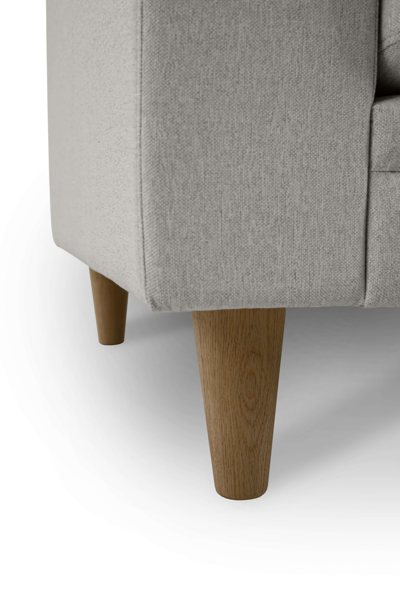 Home affaire Sessel »Arellano, Breite 93 cm«, klassisches Design, mit Massivholzfüßen, Webstoff fein