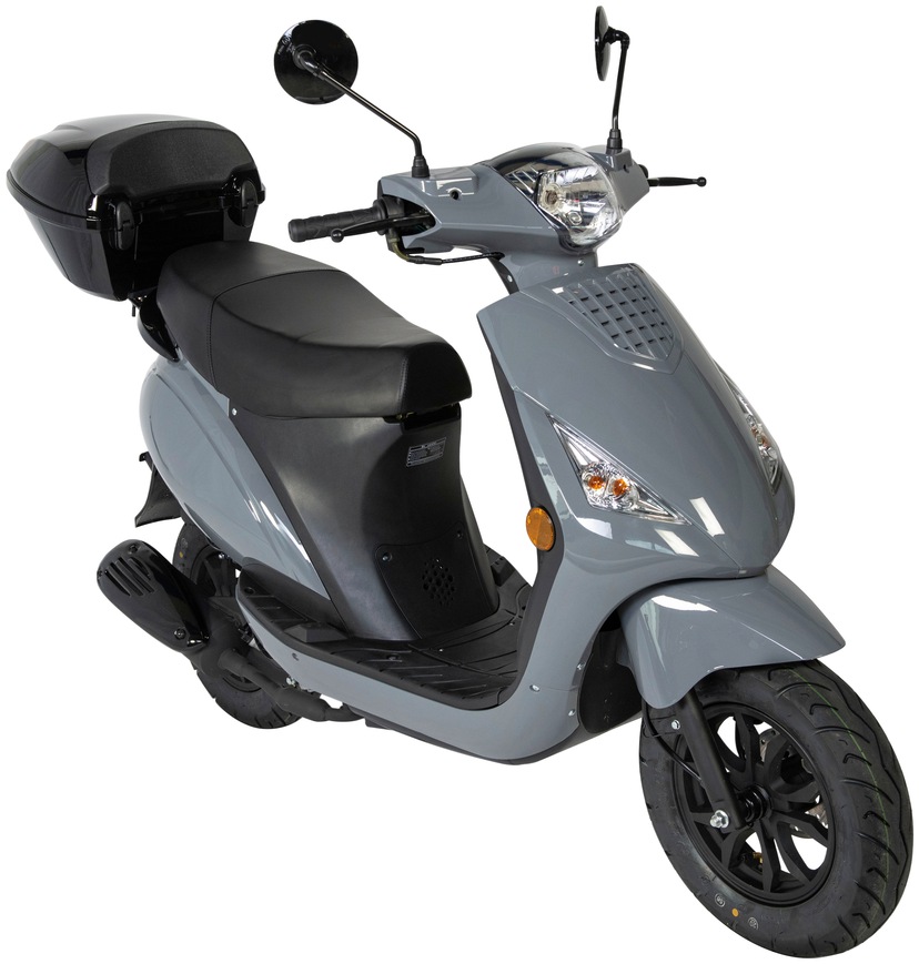 GT UNION Motorroller »Striker«, 50 mit 5, km/h, 3 cm³, online 45 Euro kaufen (Set), Topcase PS