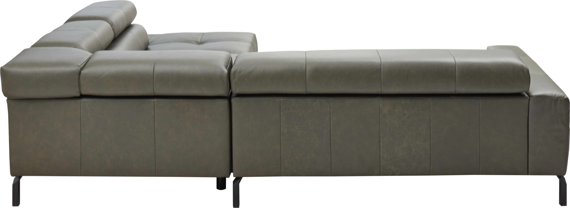 Places of Style Ecksofa »Cleveland, L-Form, incl. Kopfteilverstellung, Breite 276 cm«, wahlweise elektrischer Sitzvorzug