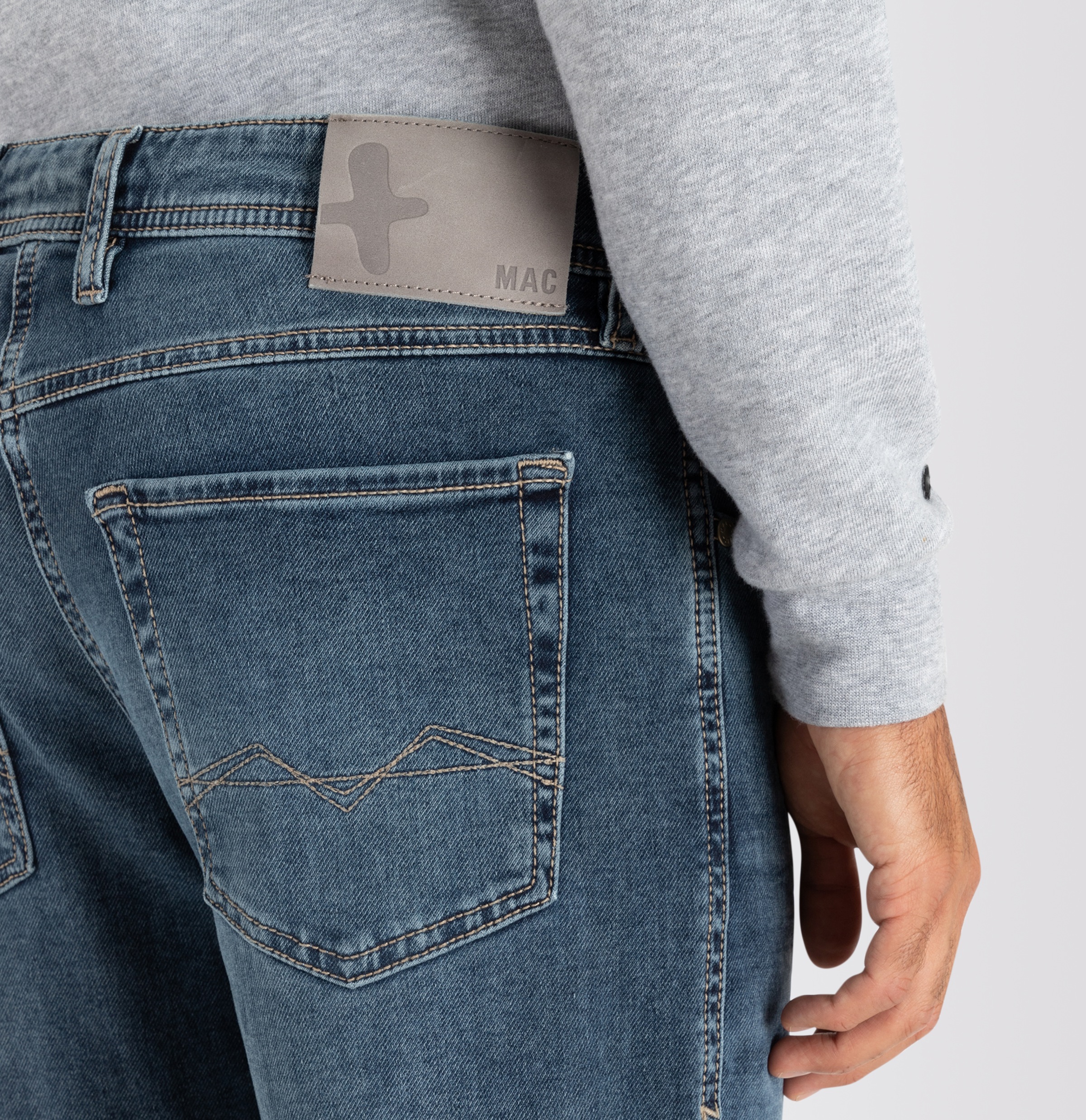 MAC Tapered-fit-Jeans, im Five-Pocket Style