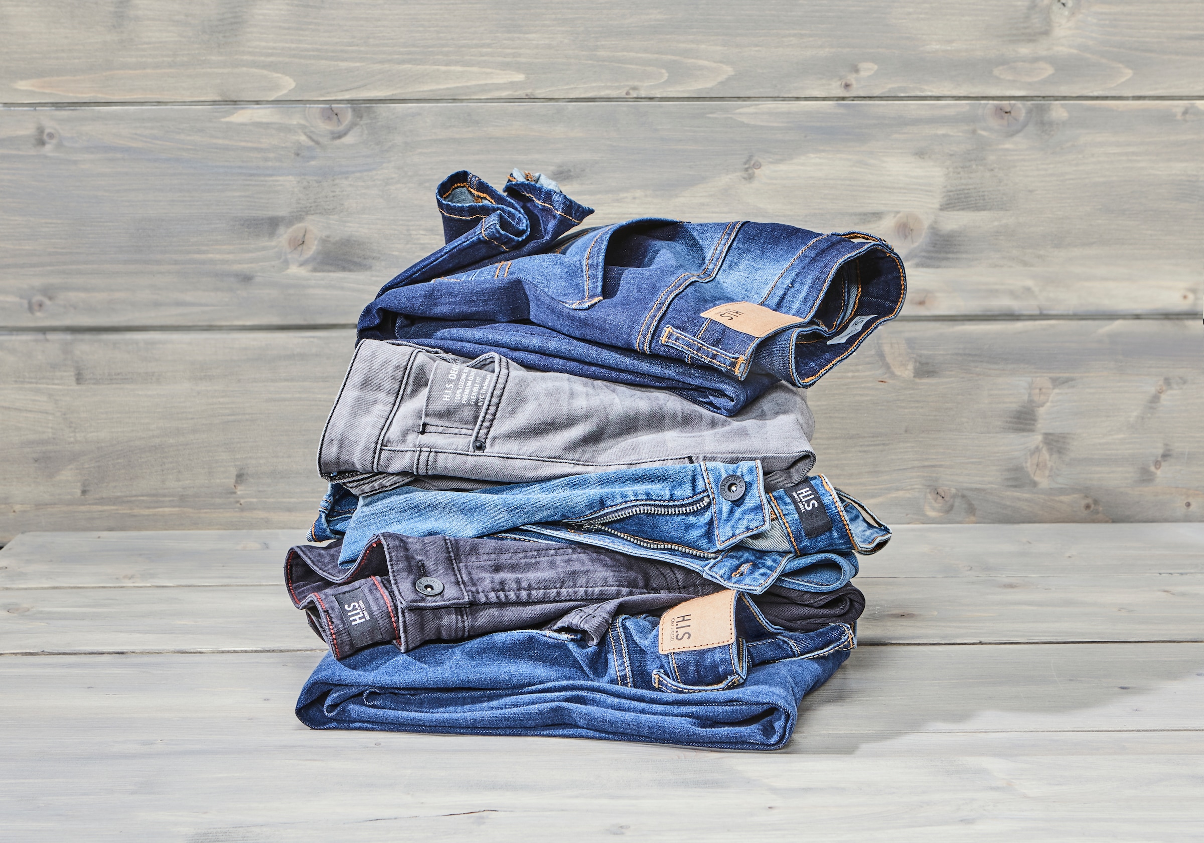 H.I.S Straight-Jeans »DIX«, Ökologische, wassersparende Produktion durch Ozon Wash