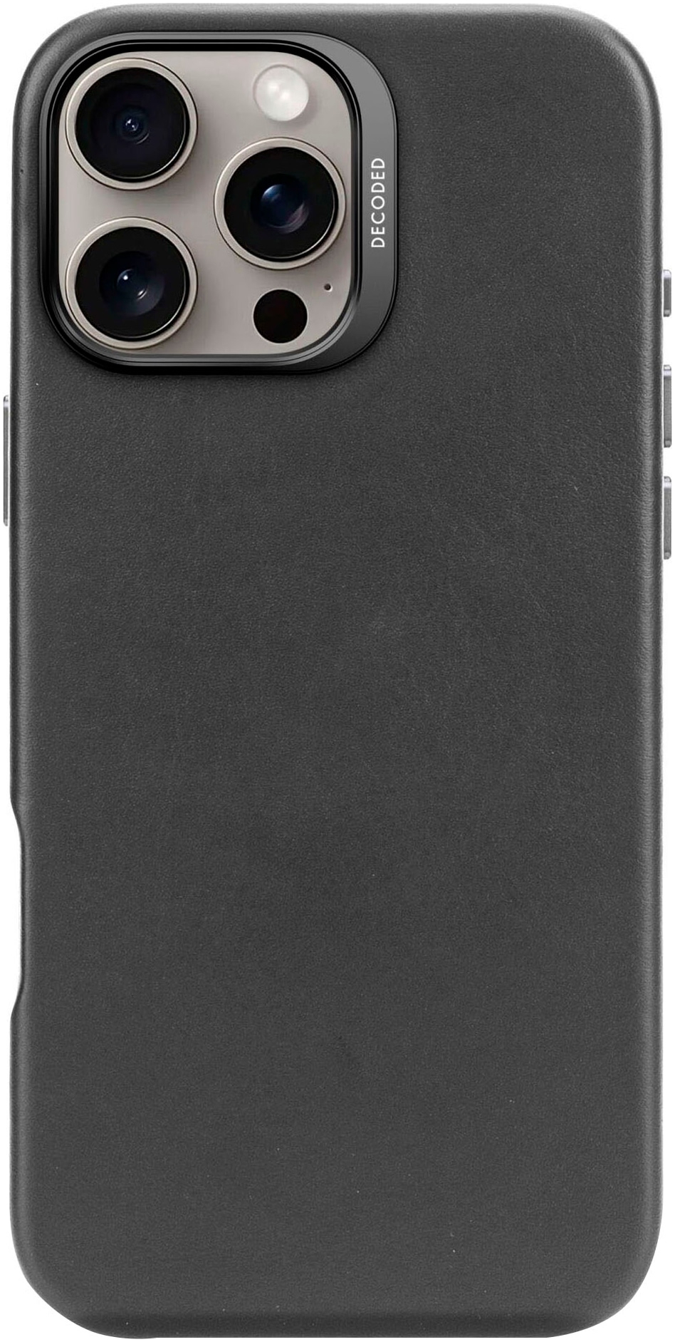 DECODED Smartphone-Hülle »Leather Backcover iPhone 16 Pro Max« Smartphones