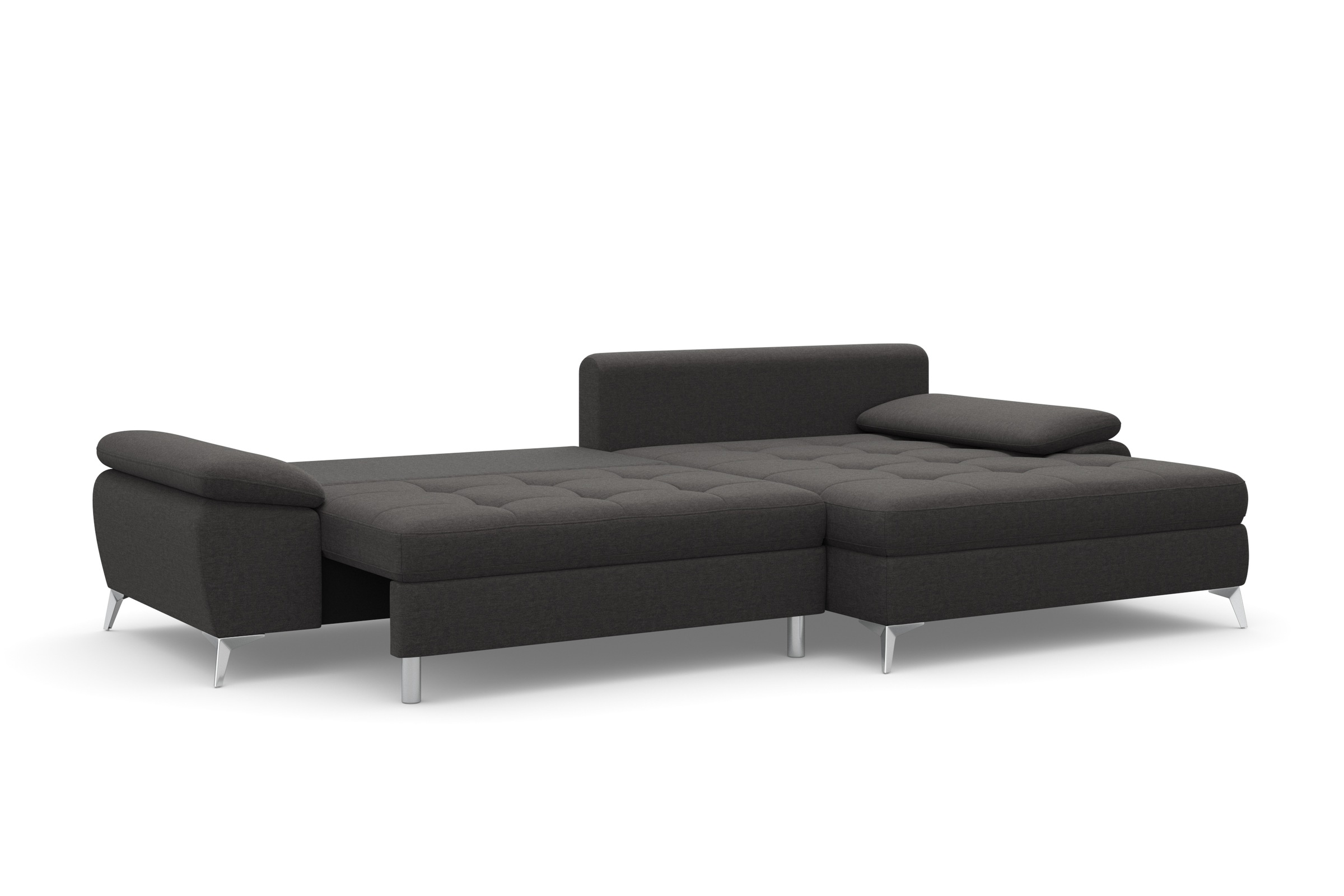 sit&more Ecksofa »Latigo L-Form«, mit Mega-Recamiere, wahlweise mit Bettfunktion und Bettkasten