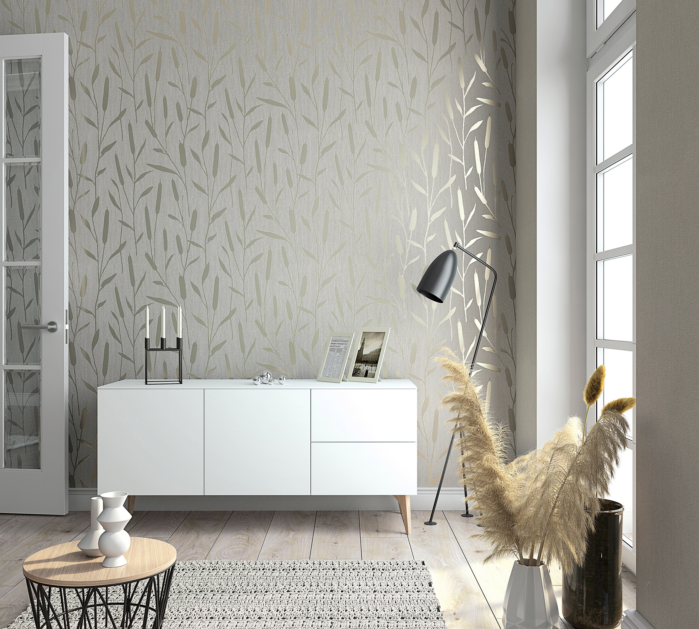 Marburg Vliestapete floral floral, moderne Tapete für Wohnzimmer Schlafzimmer Küche