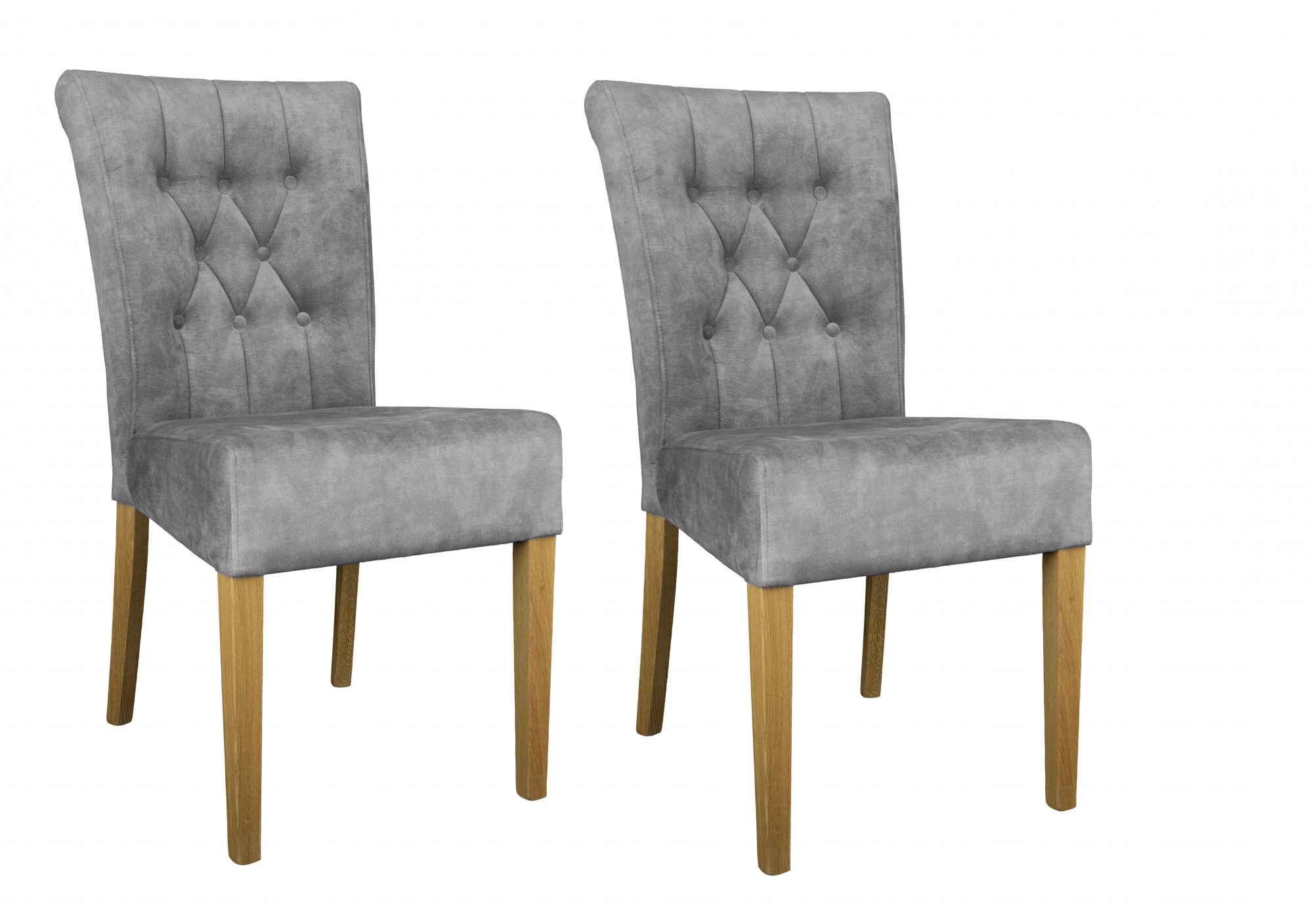 Home affaire 4-Fußstuhl »Ravenna« (Set) 2 Stk.Esszimmerstuhl mit Knopfheftu günstig online kaufen