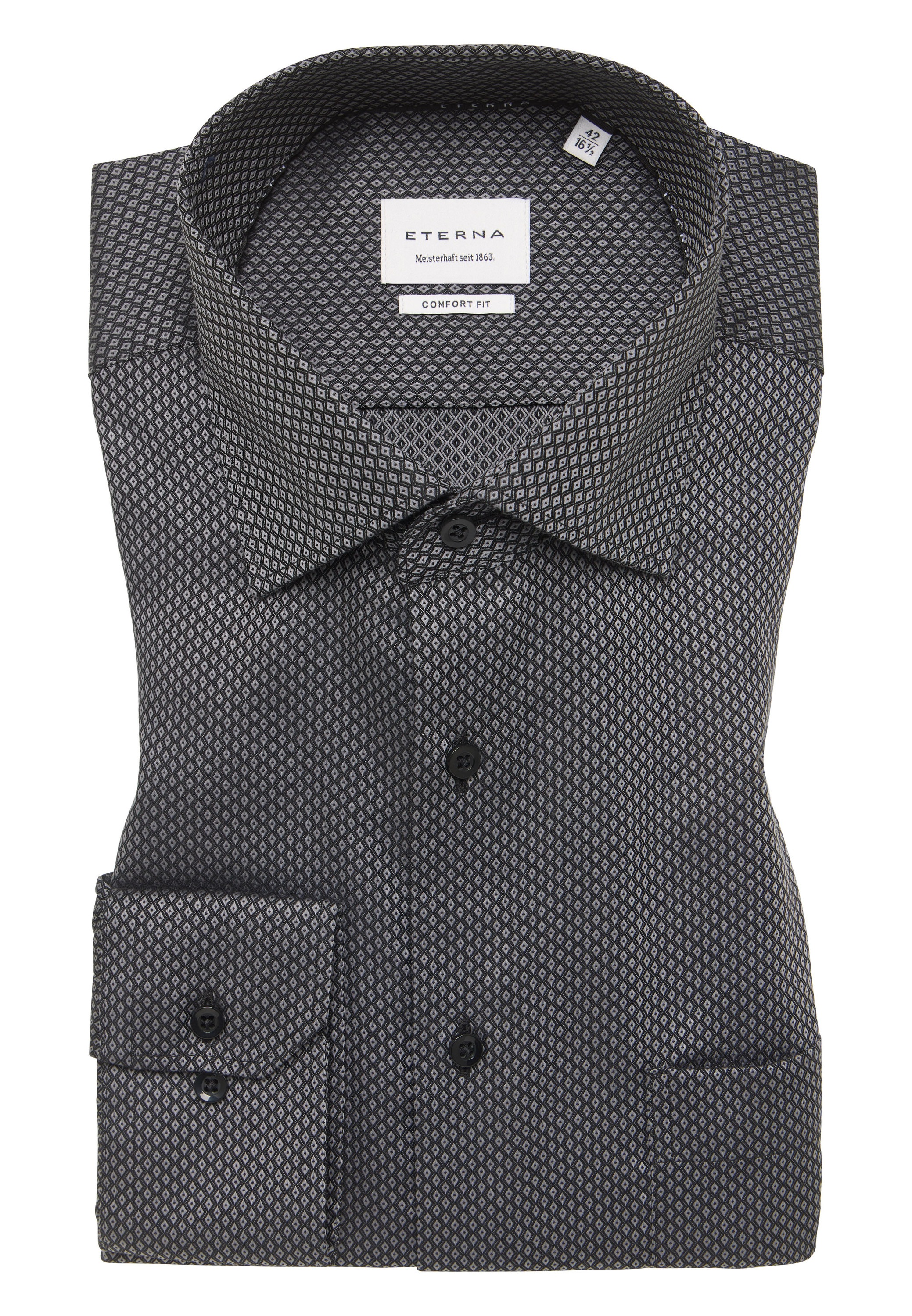 Eterna Langarmhemd »COMFORT FIT«, NON IRON (bügelfrei)