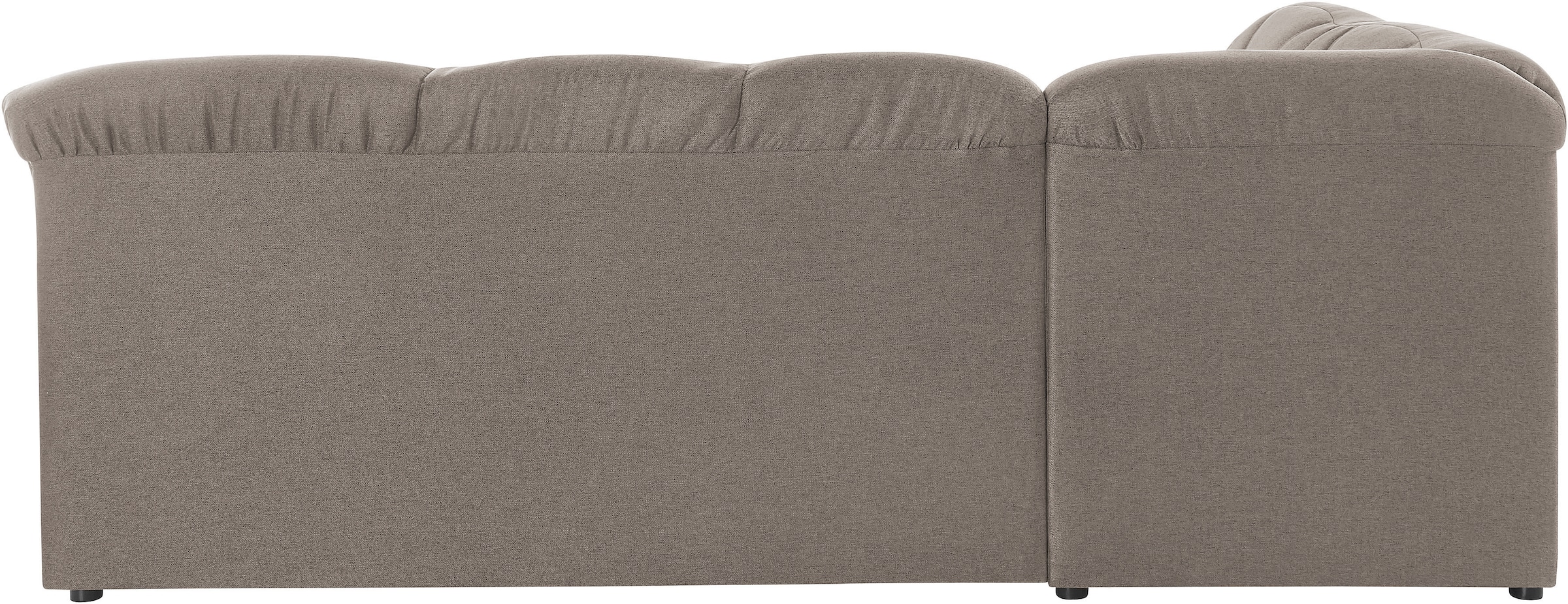 DOMO collection Ecksofa »Pegnitz, elegante Rückensteppung, zeitlose Formensprache, L-Form«, wahlweise mit Bettfunktion