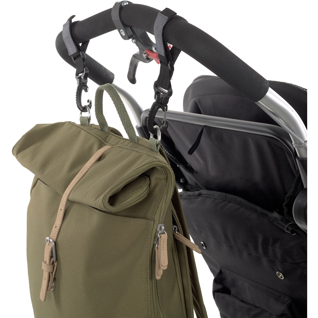 LÄSSIG Wickelrucksack »Green Label, Rolltop, Olive«, PETA-approved vegan; zum Teil aus recyceltem Material