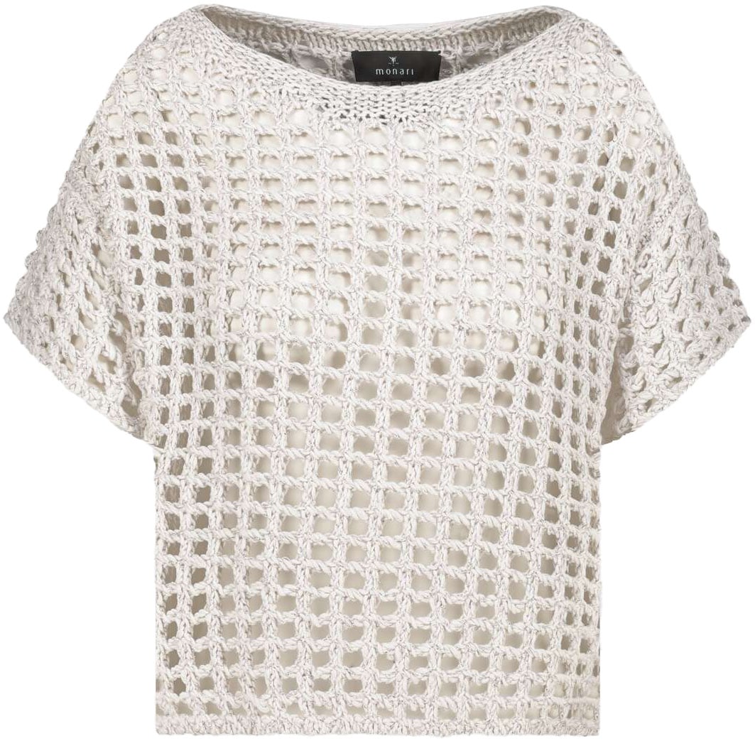 Monari Strickpullover, aus Ajourstrick