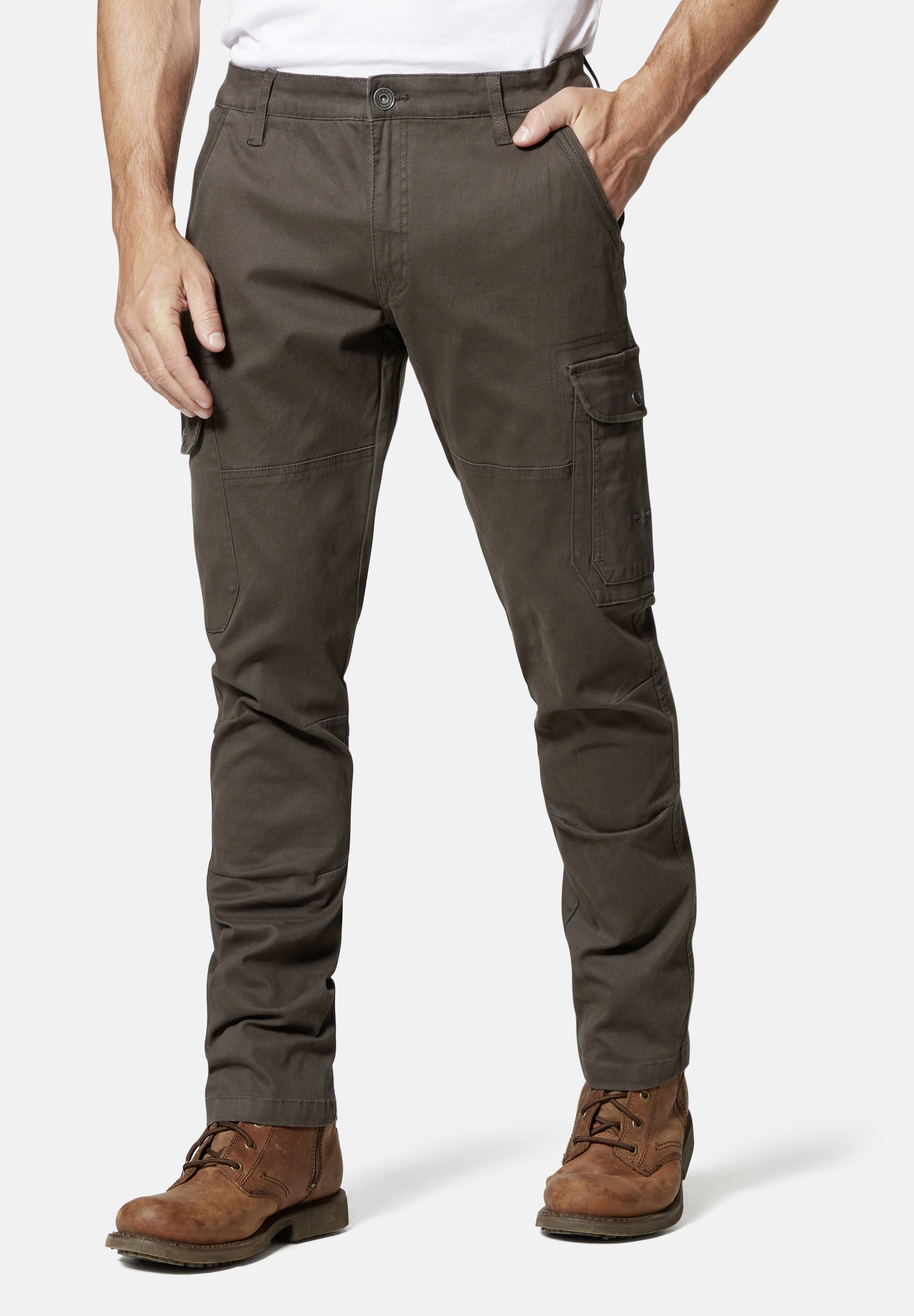 HERO by John Medoox Cargohose »Cargohose Kingston Hero by John Medoox«, Caro Outdoorhose Casual Denim für Herren