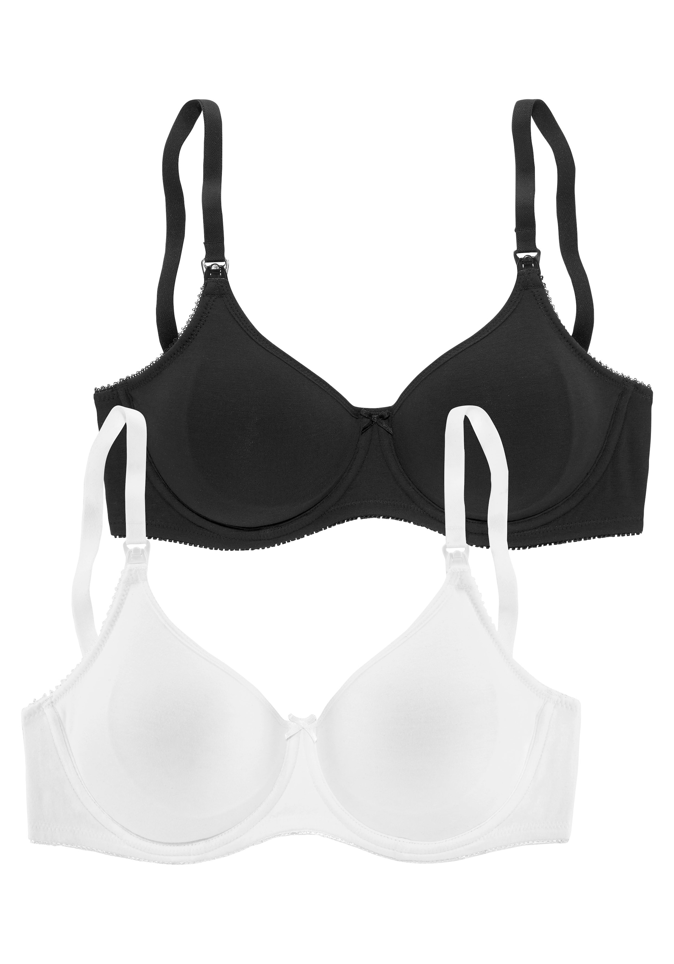 petite fleur Still-BH (Packung 2 Stück) mit Bügel Baumwolle Dessous Basic aus