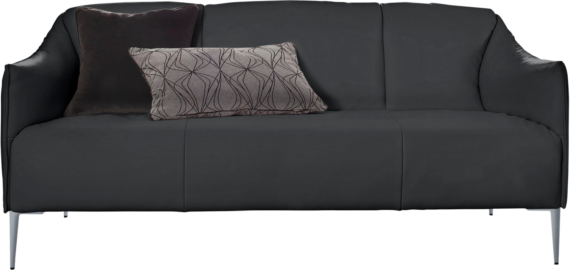 W.SCHILLIG 2,5-Sitzer »sally«, mit Metallfüßen in Silber matt, Breite 174 cm