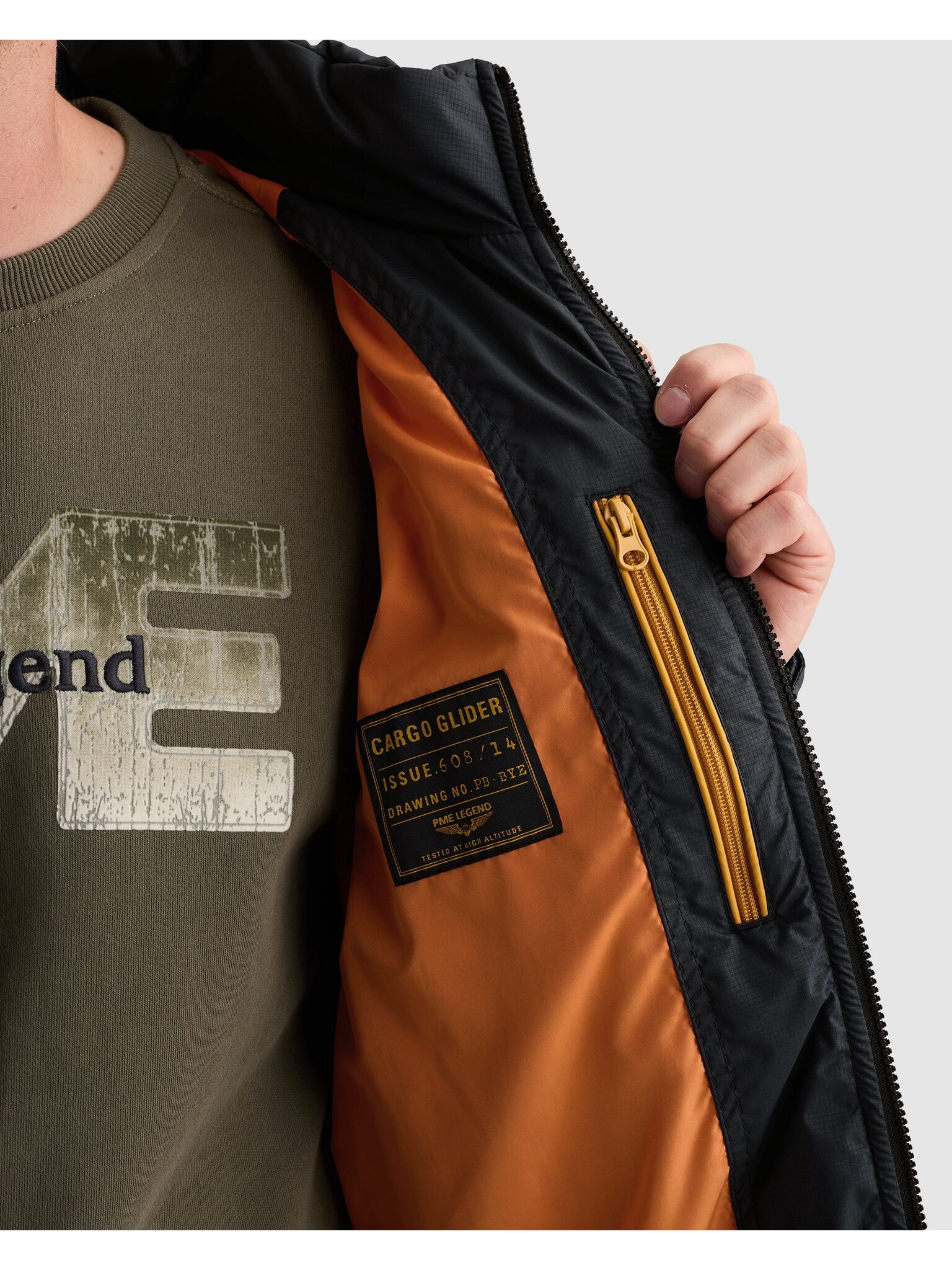 PME LEGEND Blouson in gesteppter Optik, wasserabweisend