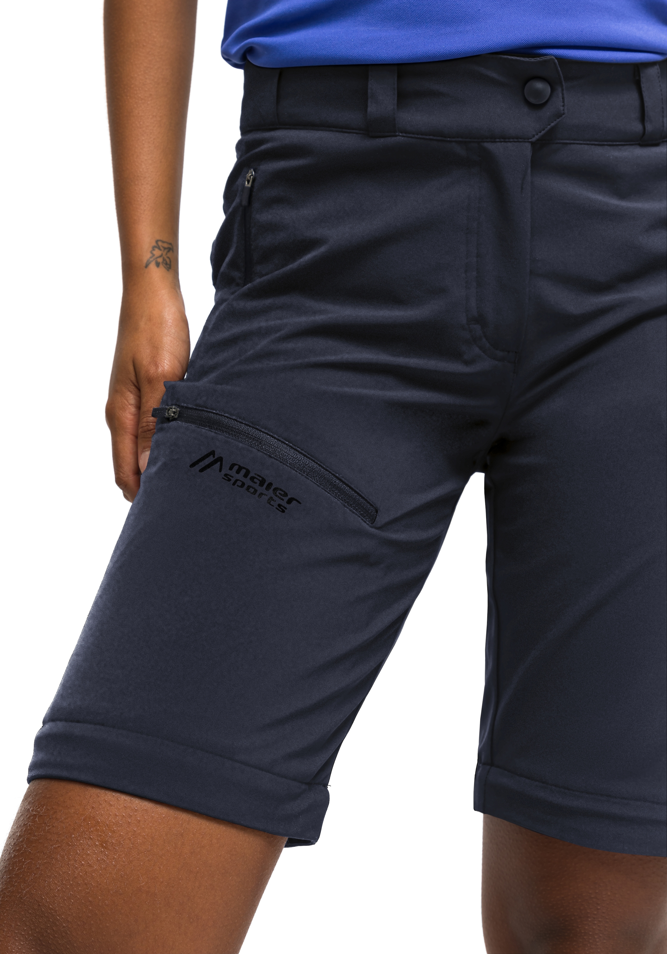 Maier Sports Funktionshose »Latit Zip W«, Bequeme Outdoorhose mit bequemem Schnitt