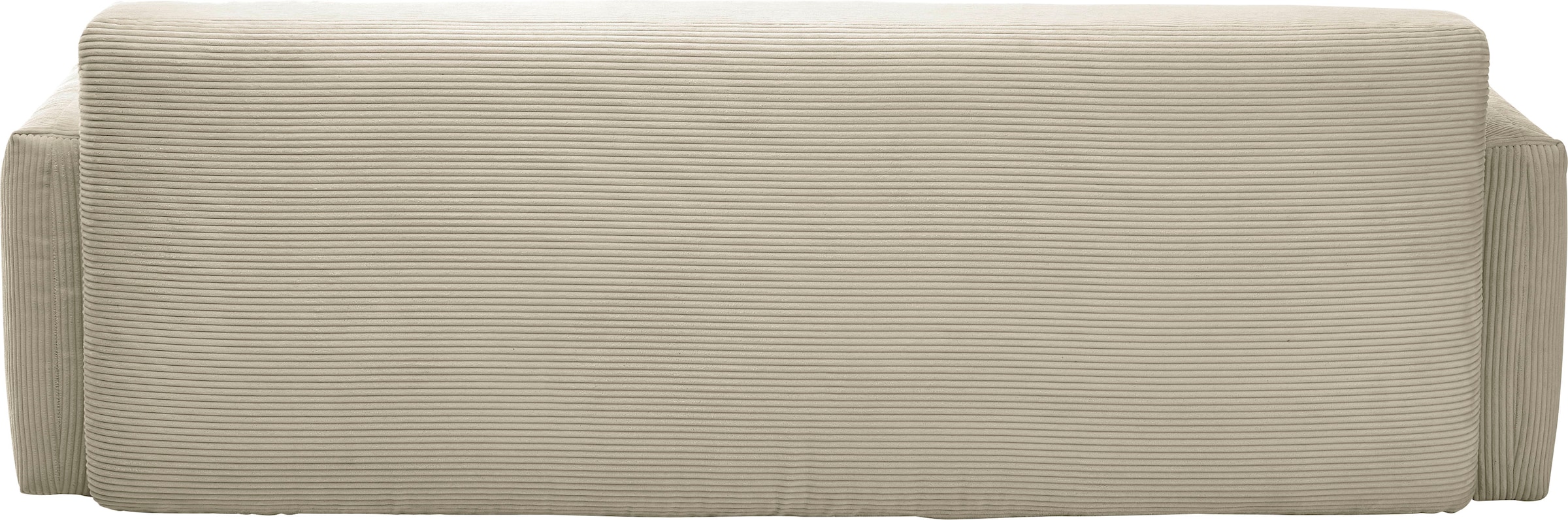 INOSIGN Schlafsofa »Donka Dauerschläfer-geeignet, belastbar bis 270 kg, incl. Bettlkasten«, mit Armlehnen, Breite 232 cm, auch in Cord, Tonnentaschen-Federkern