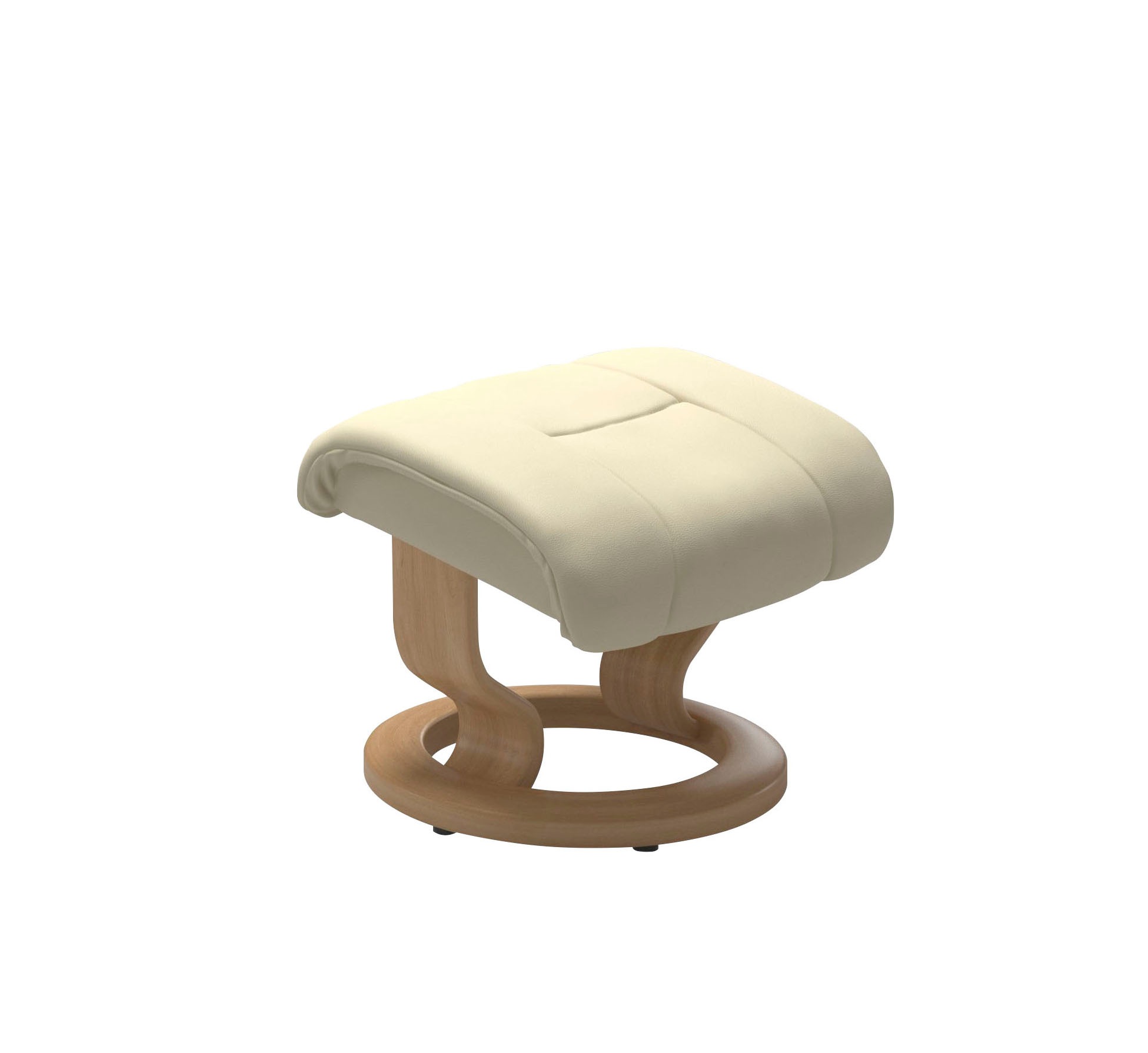 Stressless® Relaxsessel »Reno«, (Set, Relaxsessel mit Hocker), mit Hocker, mit Classic Base, Größe S, M & L, Gestell Eiche
