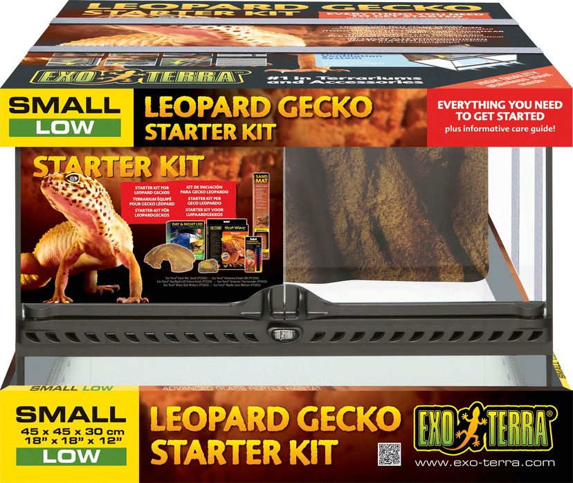 Terrarium »Leopardgecko Small/Low«, (Set), BxTxH: 45x45x30 cm